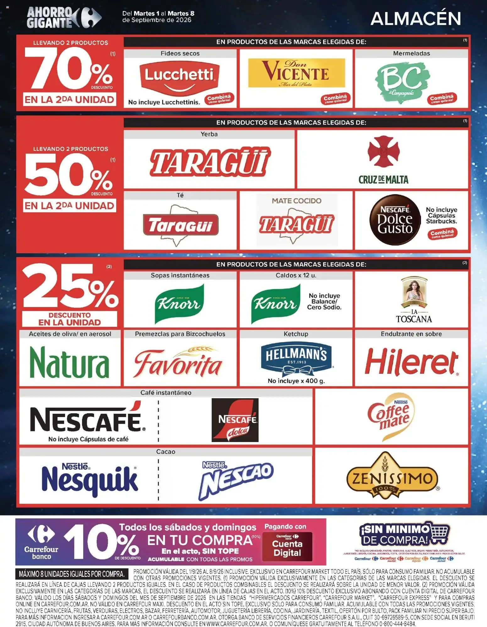 Ofertas de Carrefour - Ofertas Hiper y Market | Ahorro Gigante 1 de septiembre al 8 de septiembre 2026 - Página 41 del catálogo