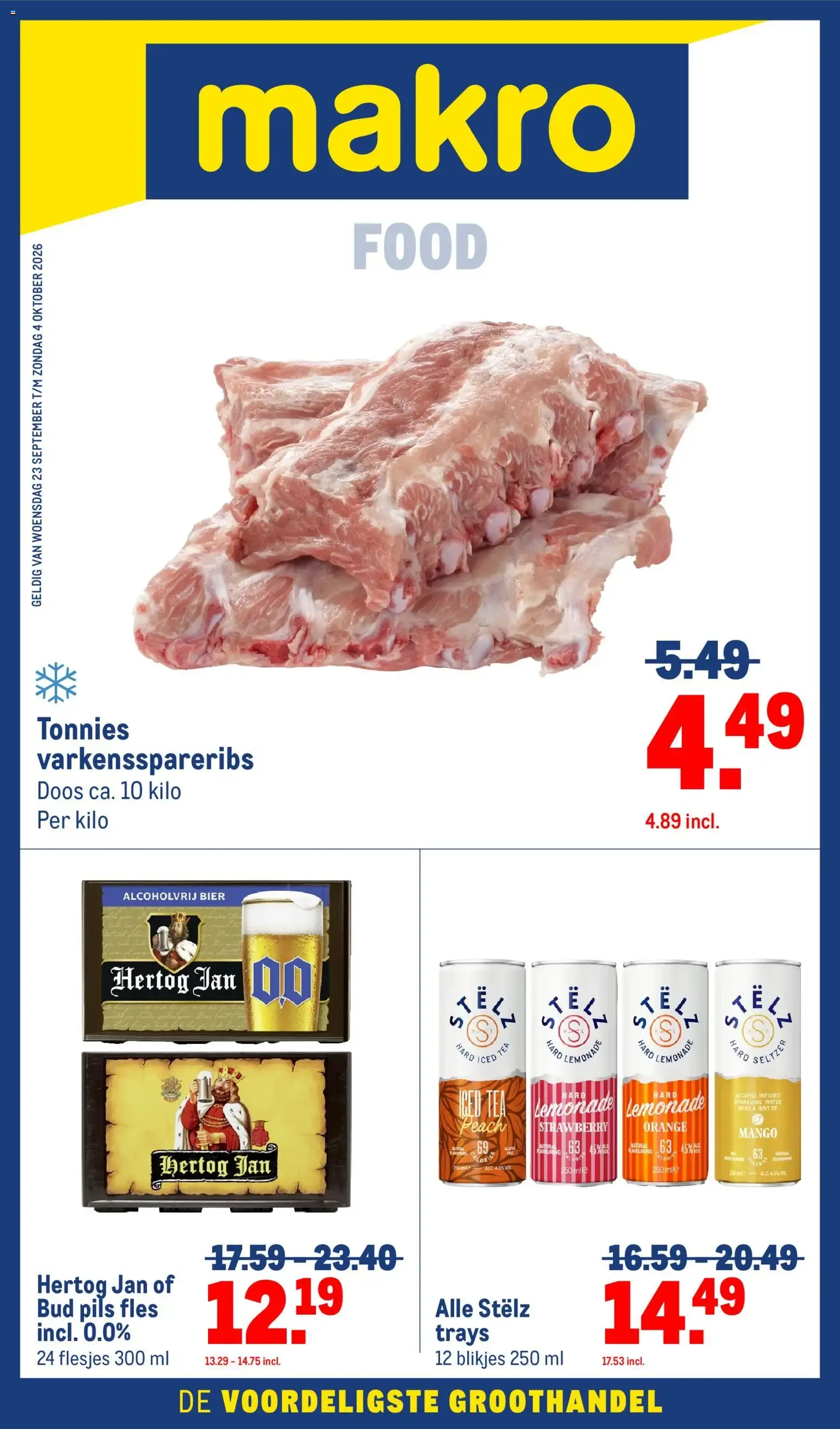 Makro folder vanaf 23-09-2026 || NIEUWE van 23 september tot 4 oktober 2026 - Folder pagina 1