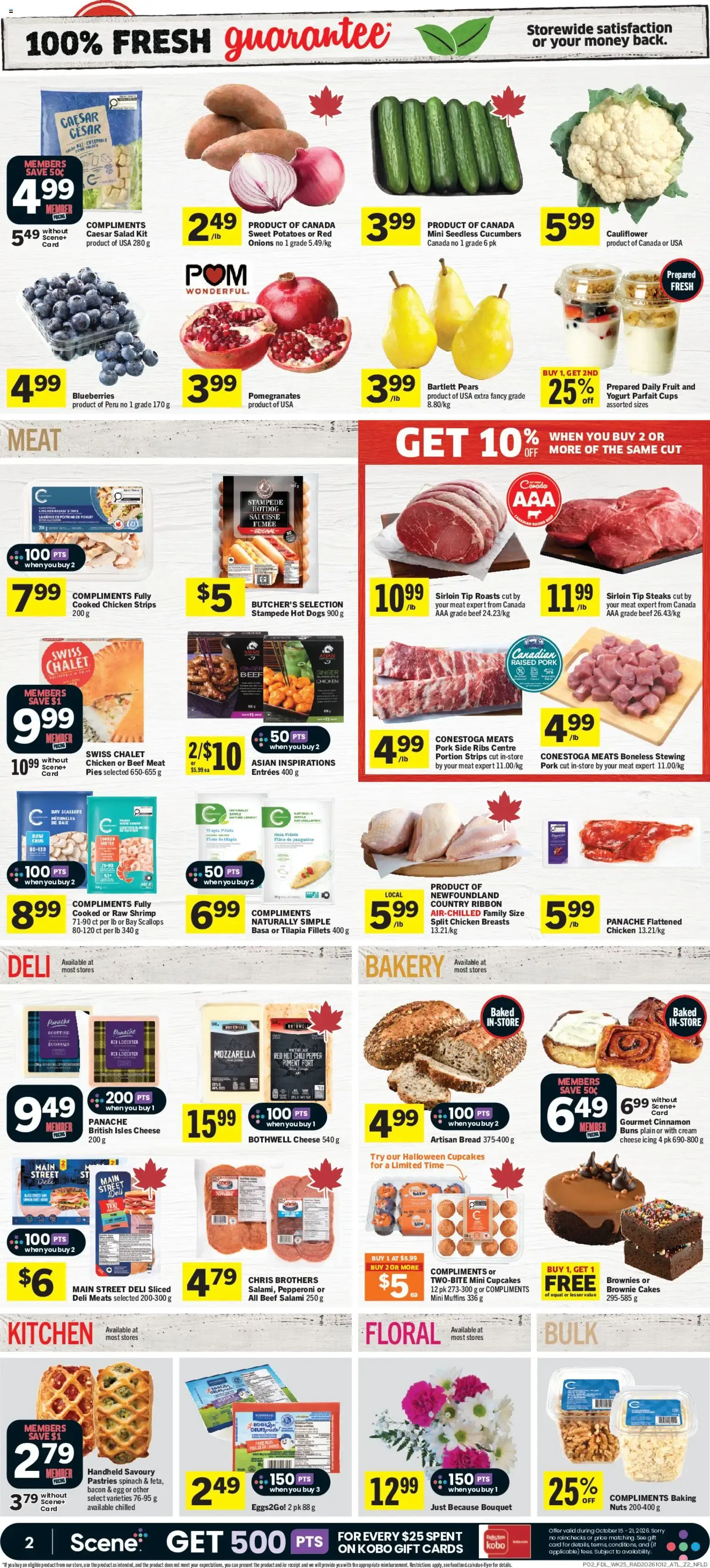 Foodland weekly flyer / circulaire from Oct 15, 2026 > weekly specials & deals from October 15 to October 21 2026 - flyer page 3