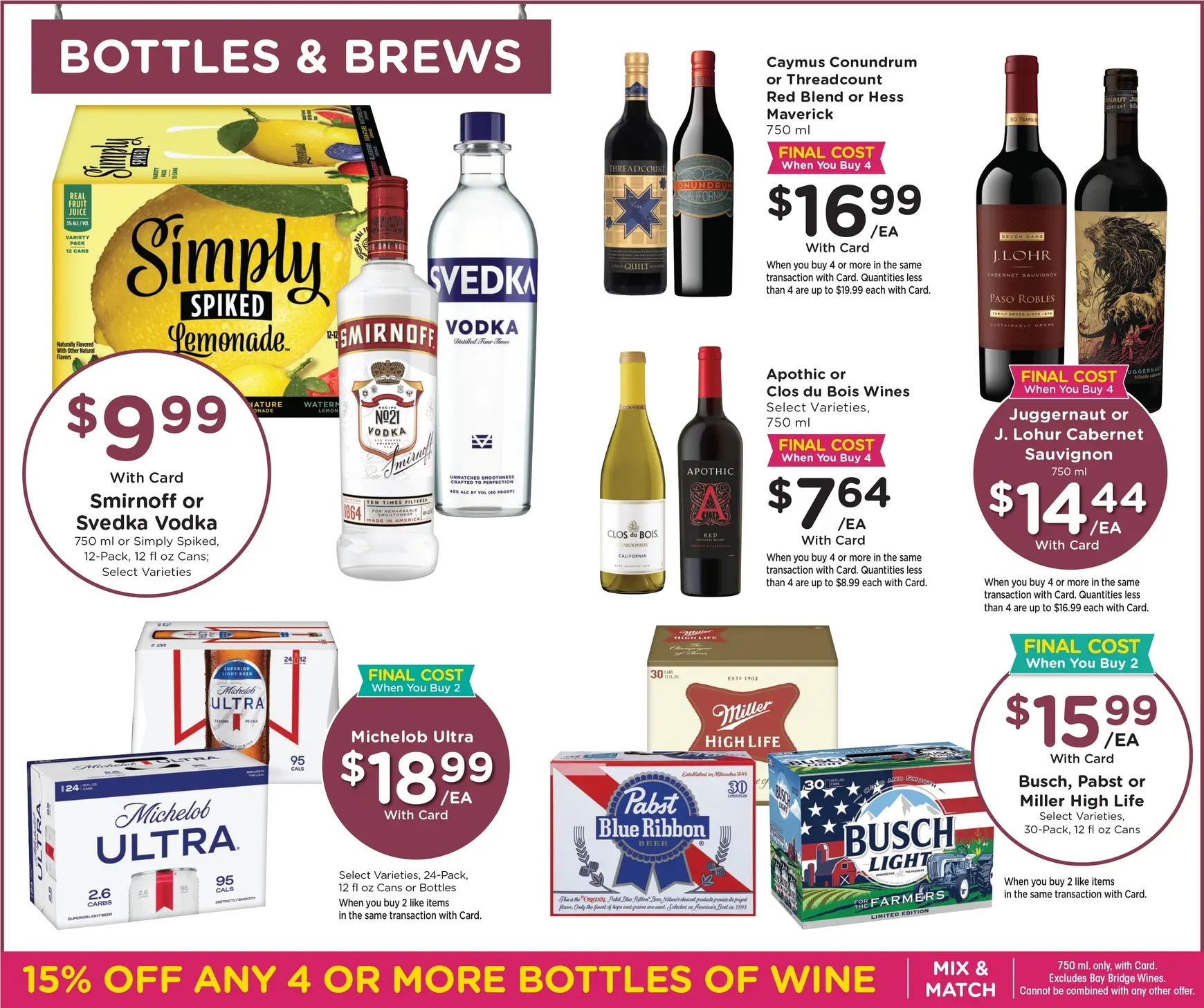 Weekly promotion Current Mariano's leaflet valid from Wednesday 08/26/2026 to Tuesday 09/01/2026 spanning from August 26 to September 1 2026 - Page 10 for Catalogue 365