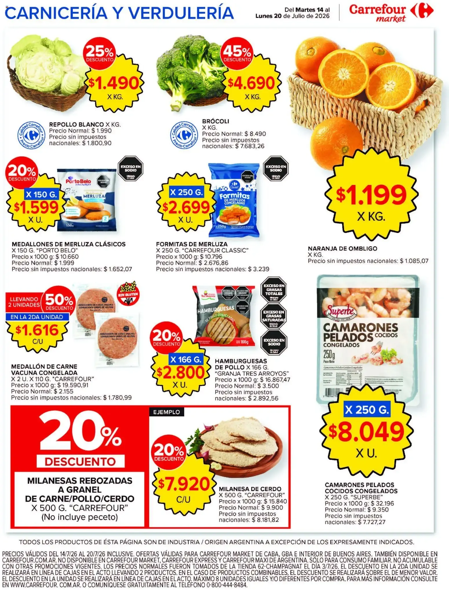 Ofertas de Carrefour Market catálogo del 14/07/2026 - 20/07/2026 14 de julio al 20 de julio 2026 - Página 8 del catálogo