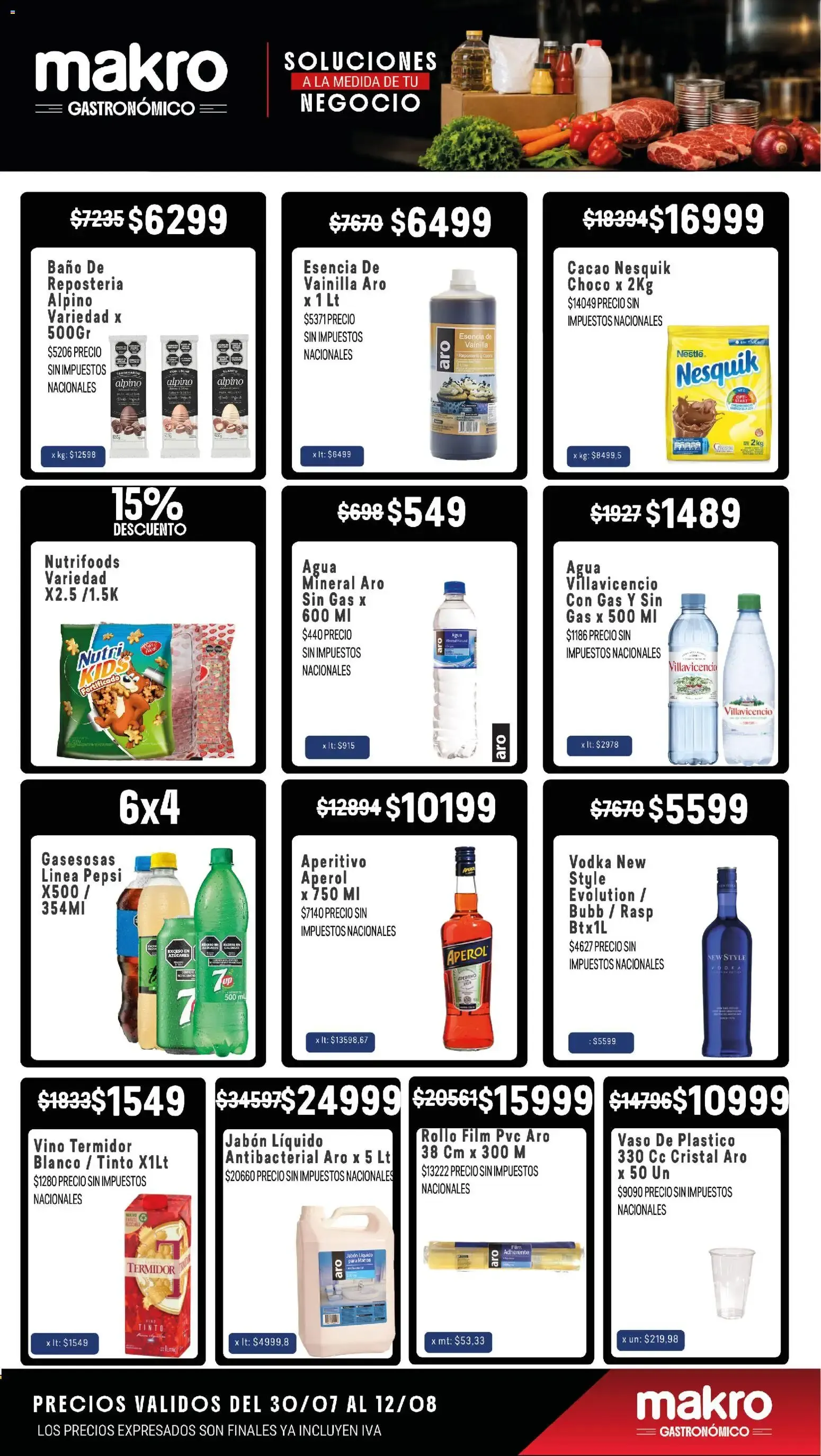 Ofertas de Makro Ofertas GASTRONÓMICO del 30/07/2026 - 12/08/2026 30 de julio al 12 de agosto 2026 - Página 6 del catálogo