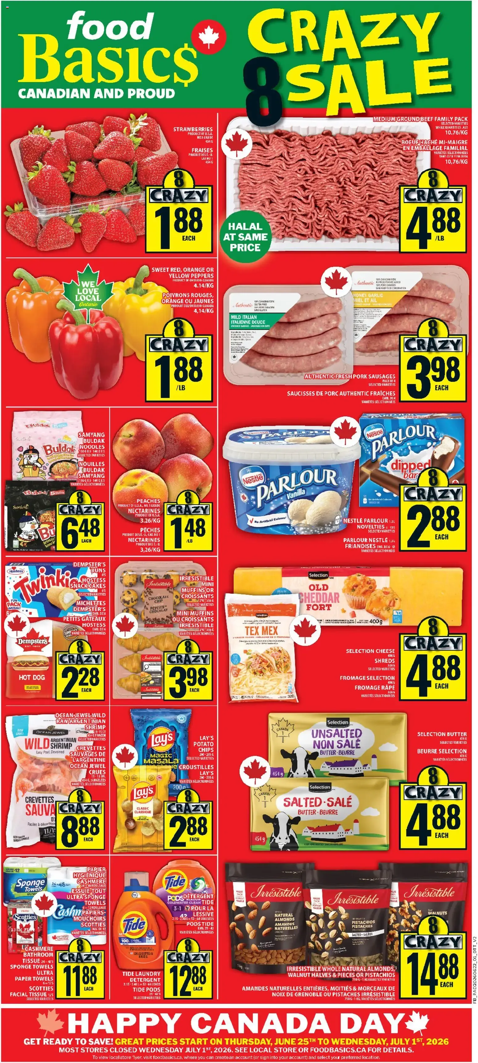 Food Basics weekly flyer - Kanata from Jun 25, 2026 > weekly specials & deals from June 25 to July 1 2026 - flyer page 1