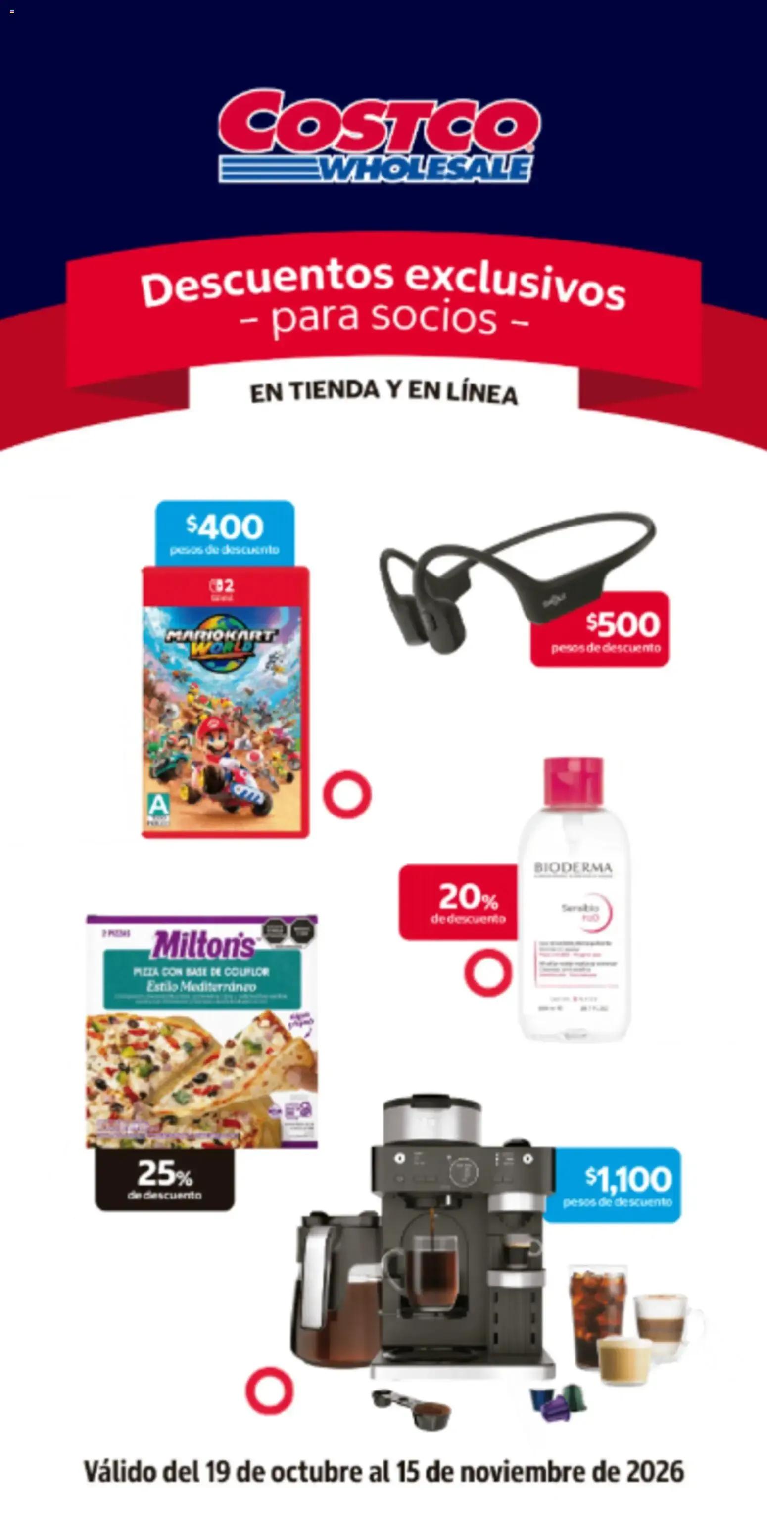 Catálogo de Catálogo COSTCO de 19/10/2026 - ofertas y promociones 19 de octubre al 15 de noviembre 2026 - Pagina 1