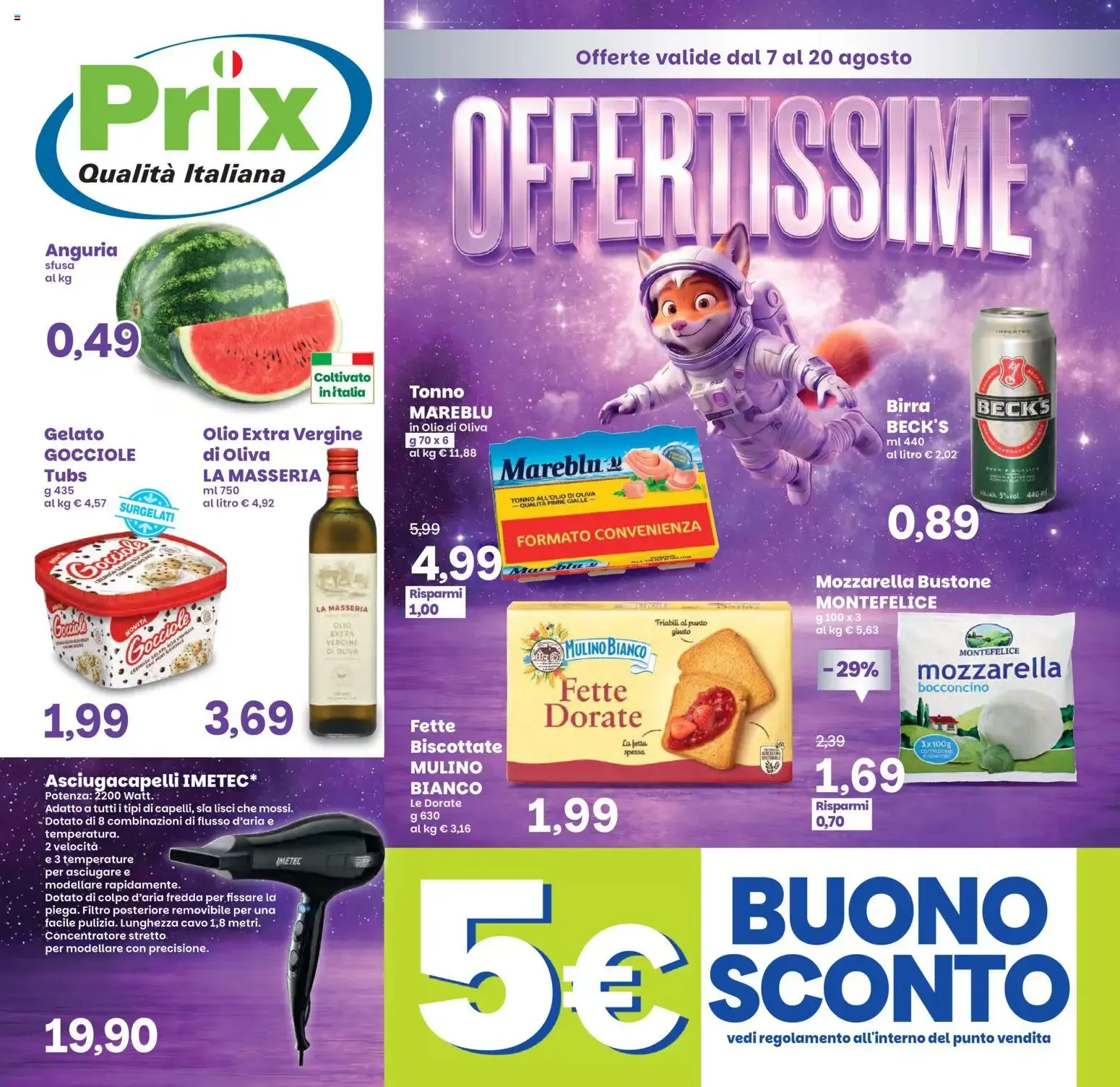 Prix Offertissime da 7 agosto a 25 agosto di 2026 - Pagina del volantino 1