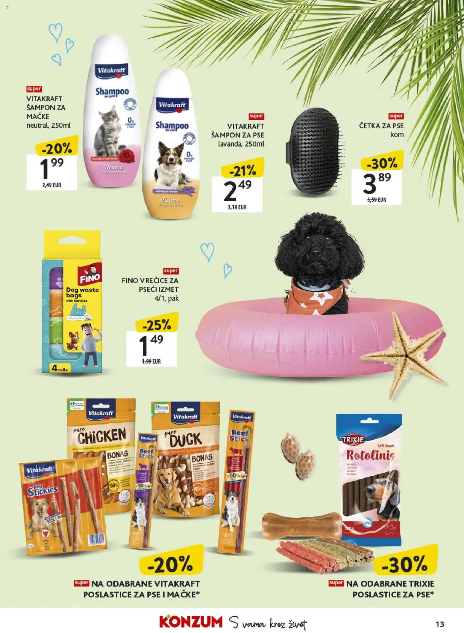 Katalog Konzum Katalog Ljetne Avanture novi od 06.07.2026 na listanje > letak digitalni od 6. srpnja do 26. srpnja 2026. - Pregled Stranica 13
