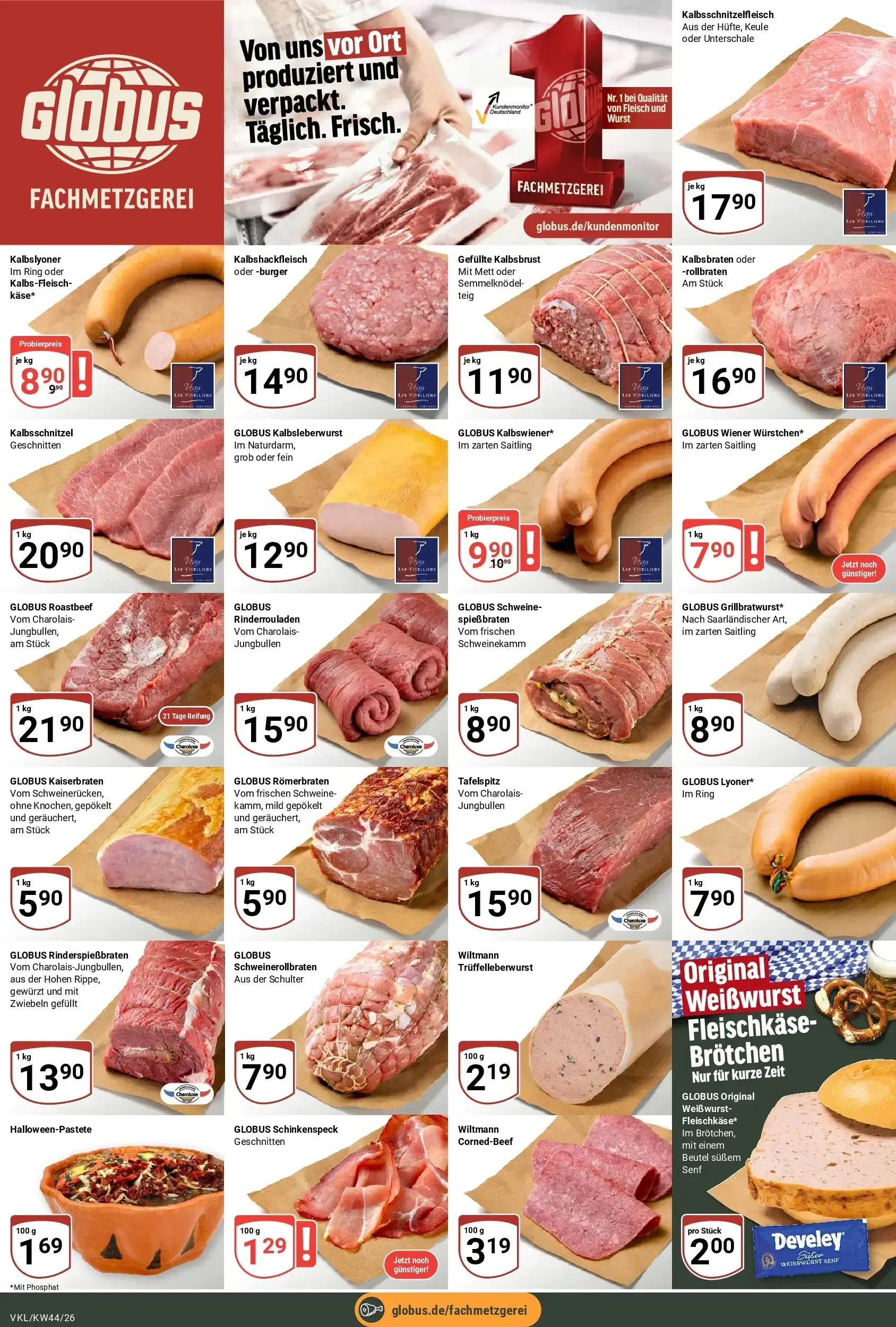 Globus Prospekt – von Montag 26.10.2026 bis Samstag 31.10.2026 von 26. Oktober bis 31. Oktober 2026 - Prospekt seite 8