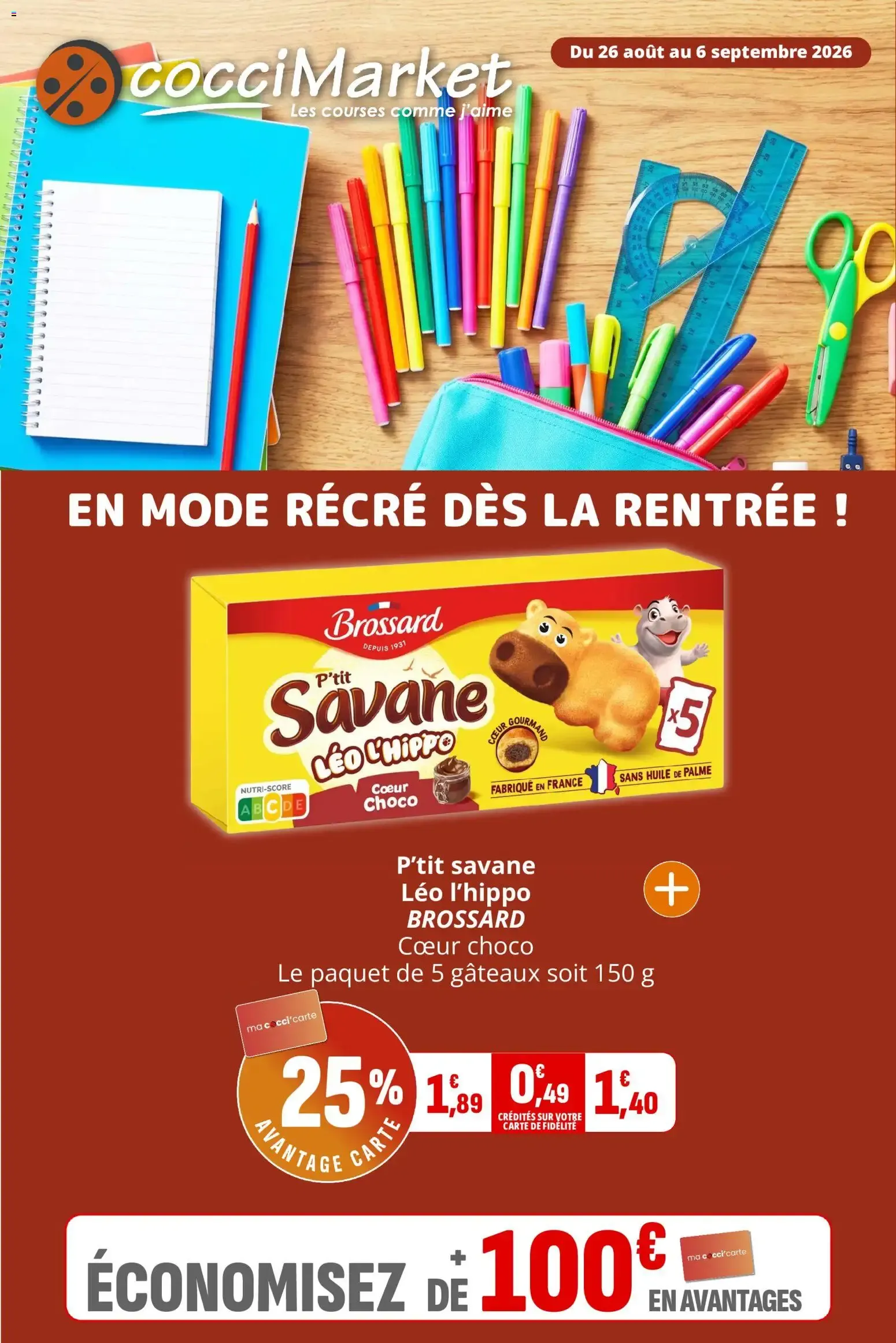 Coccinelle - Market à partir du 26/08/2026 - promo en ligne du 26 août au 6 septembre 2026 - Catalogue page 1