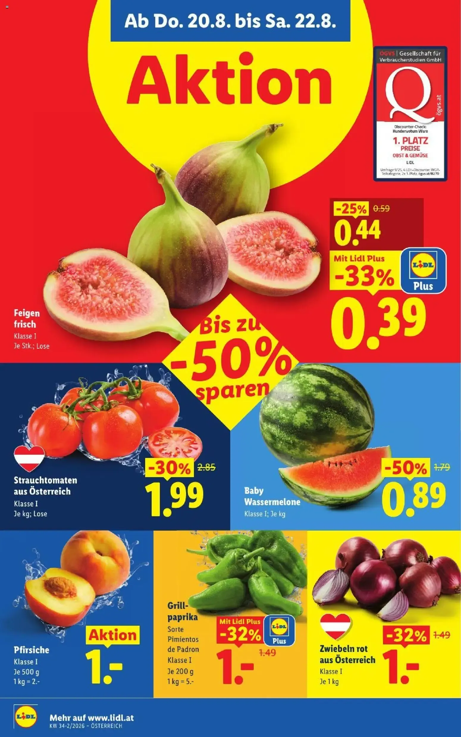 Lidl - Österreichs günstigste Preise von 20. August bis 22. August 2026 - Flugblätt seite  6