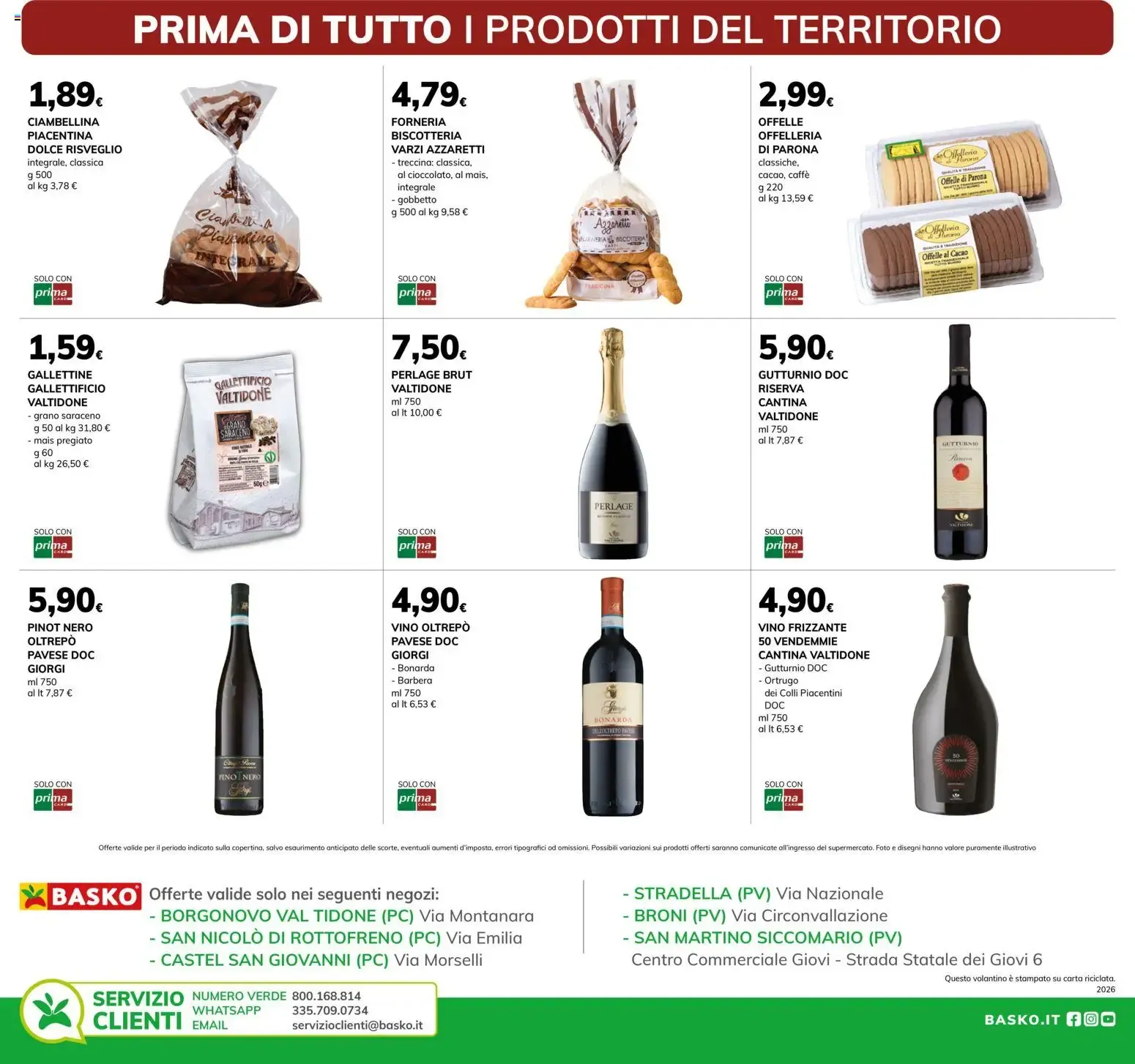 PRIMA DI TUTTO I PRODOTTI DEL TERRITORIO da 14 luglio a 27 luglio di 2026 - Pagina del volantino 4