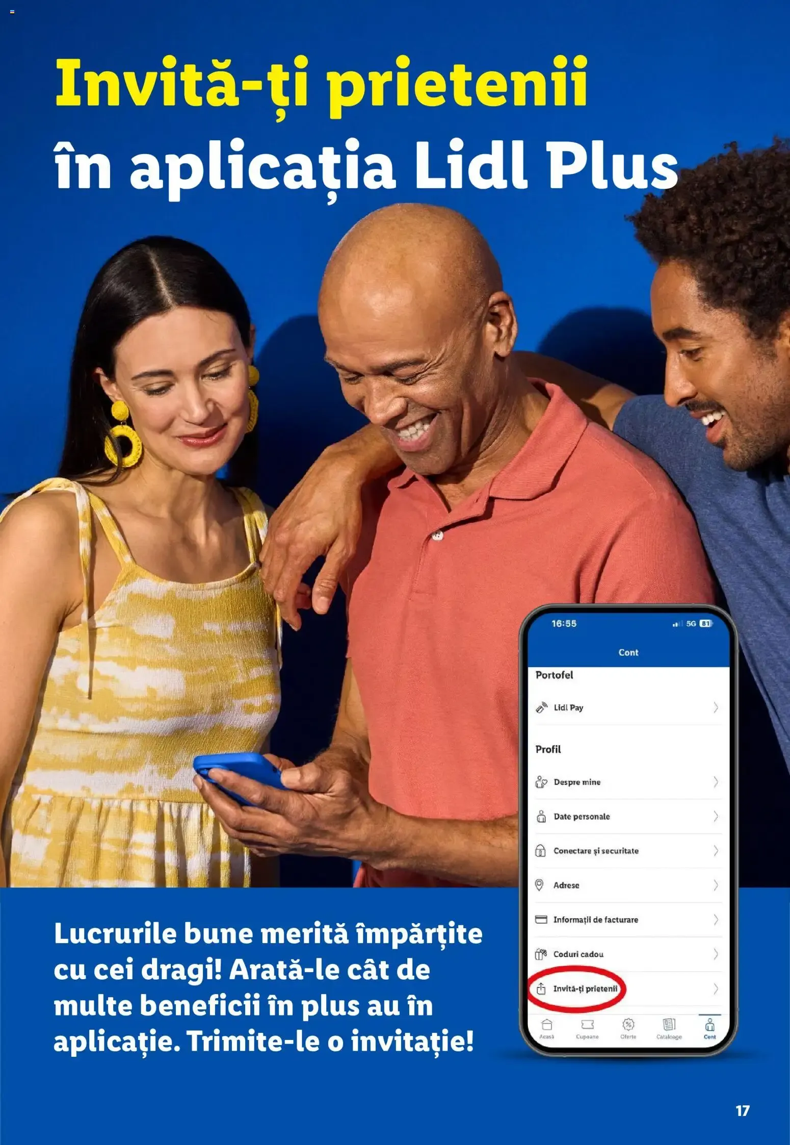 Catalog Economisește mai mult cu Lidl Plus - Descarcă aplicația Lidl Plus de la 5 mai până la 5 mai 2035 - Revista Pagina 16