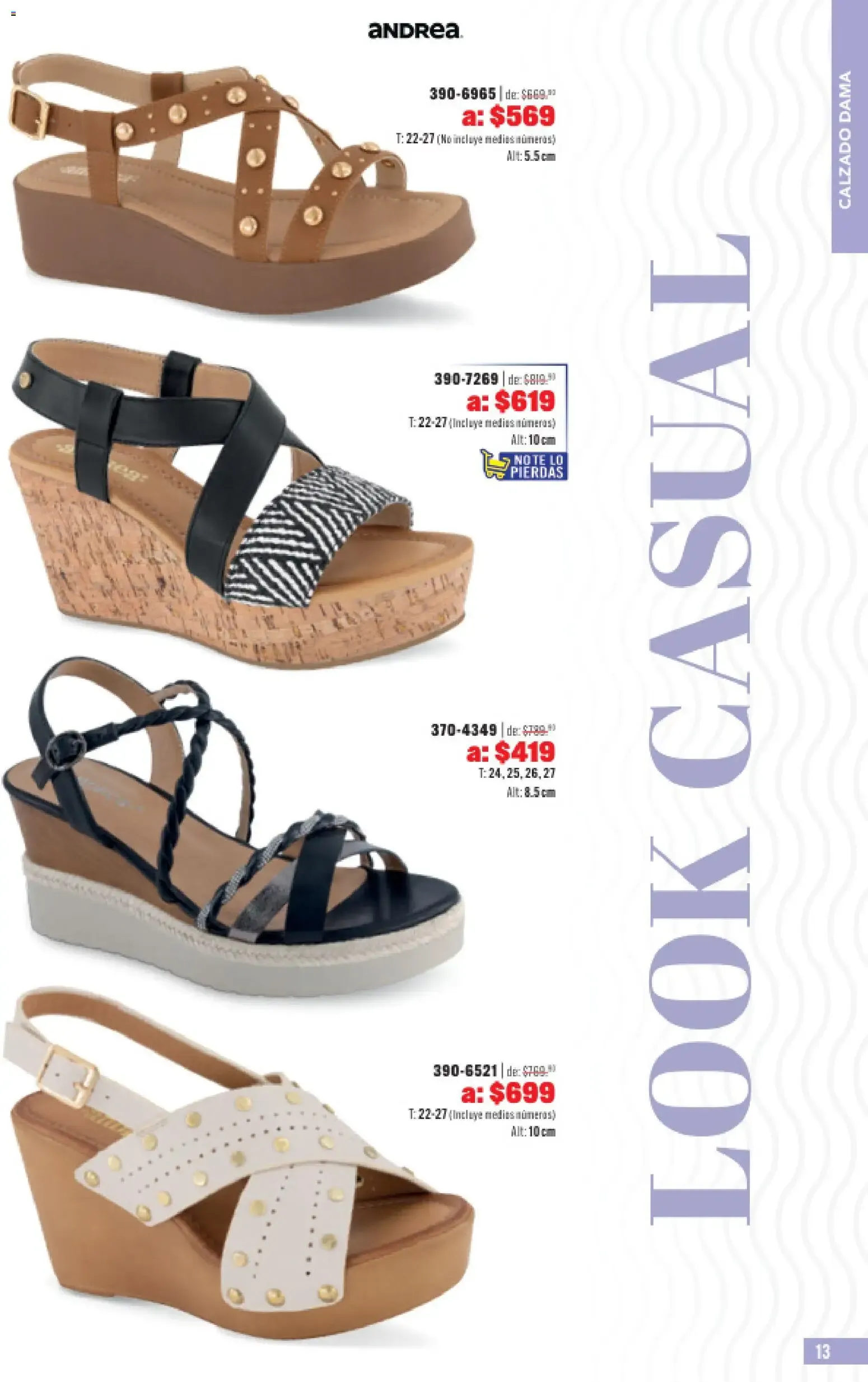 Catálogo de Andrea + Outlet Liquidación Primavera 31 de mayo al 25 de julio 2026 - Pagina 13
