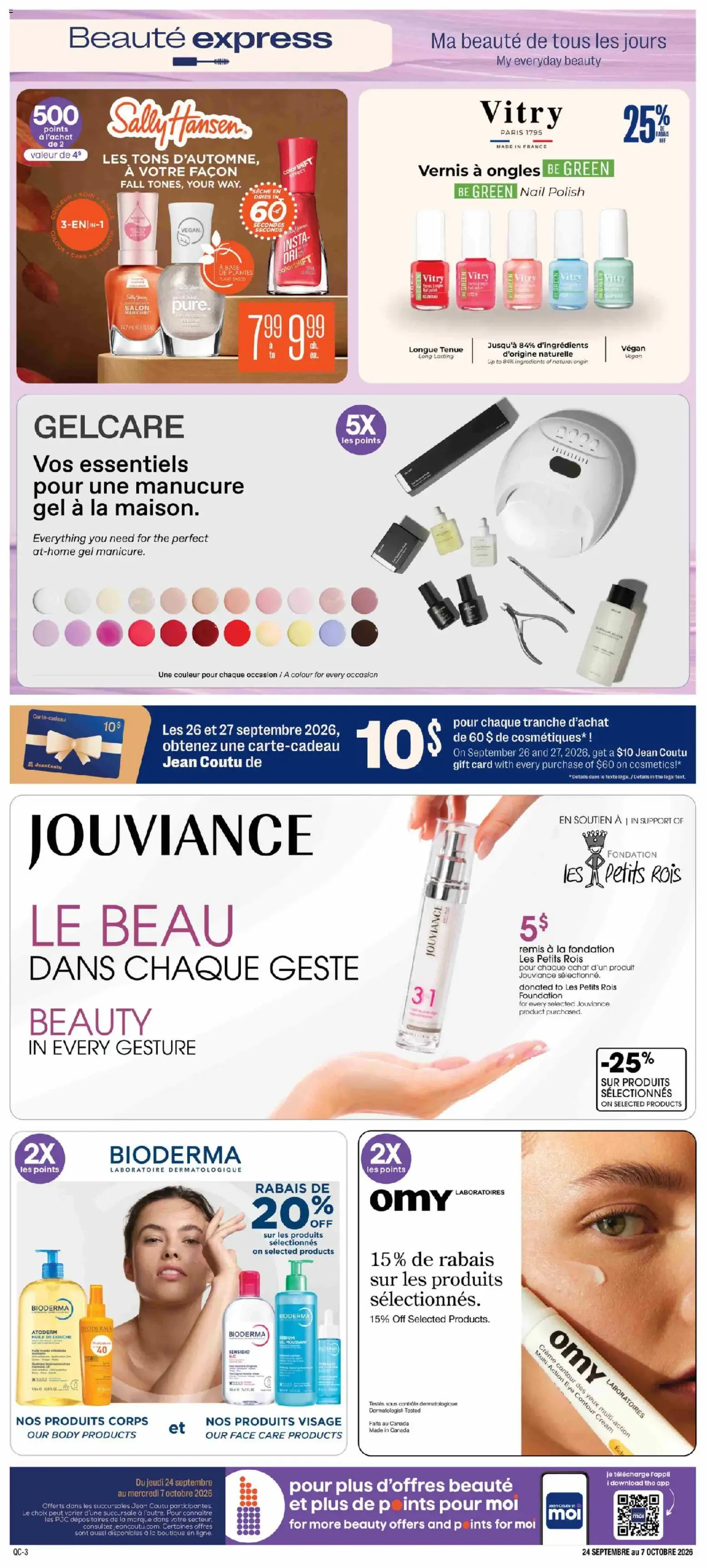Jean Coutu - Encart rentrée beauté from Sep 24, 2026 > weekly specials & deals from September 24 to October 7 2026 - flyer page 3