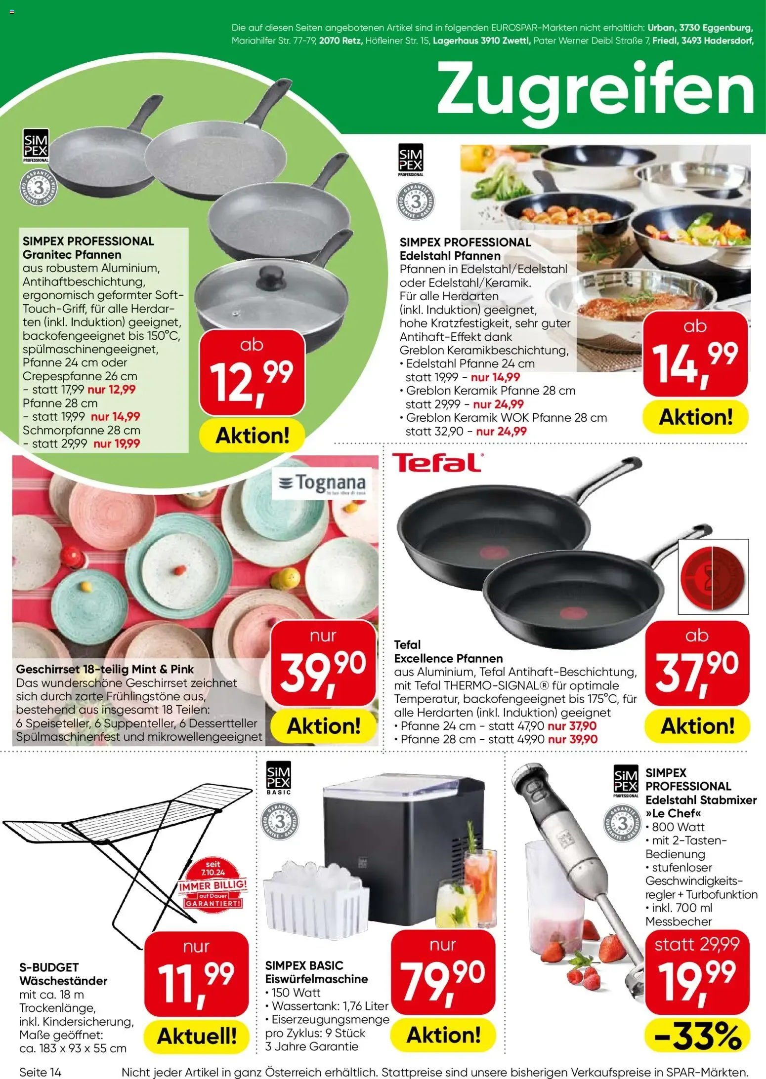 Eurospar Flugblatt von 03.06.2026 - Aktuelle Angebote von 3. Juni bis 17. Juni 2026 - Flugblätt seite  14