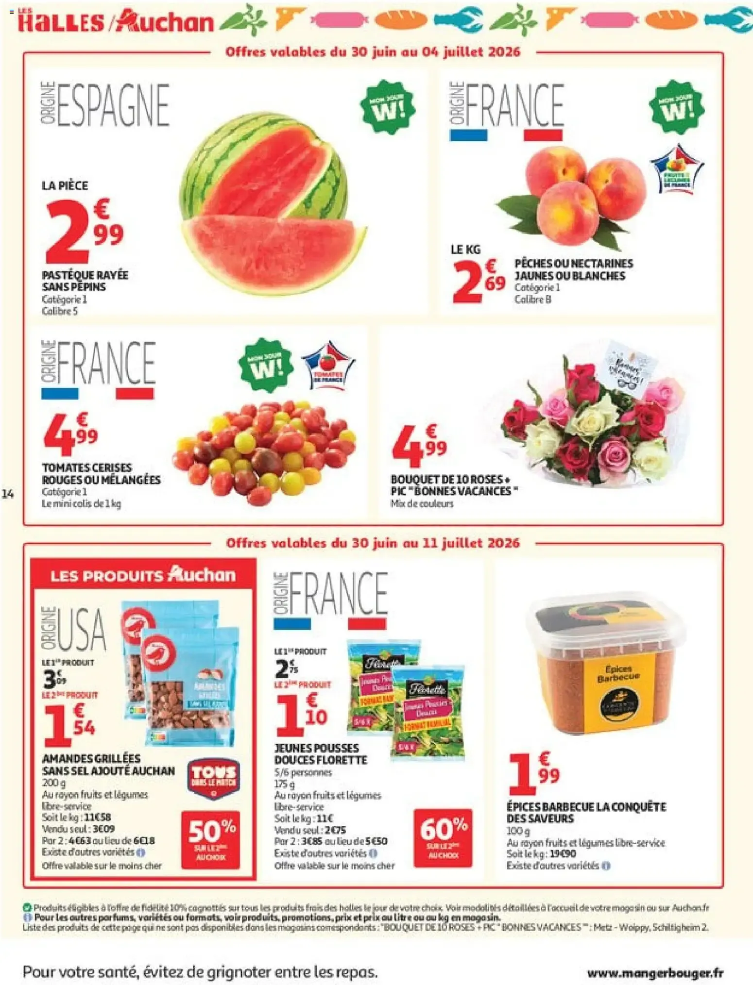 Auchan Supermarché: OBJECTIF BBQ du 30 juin au 11 juillet 2026 - Catalogue page 14