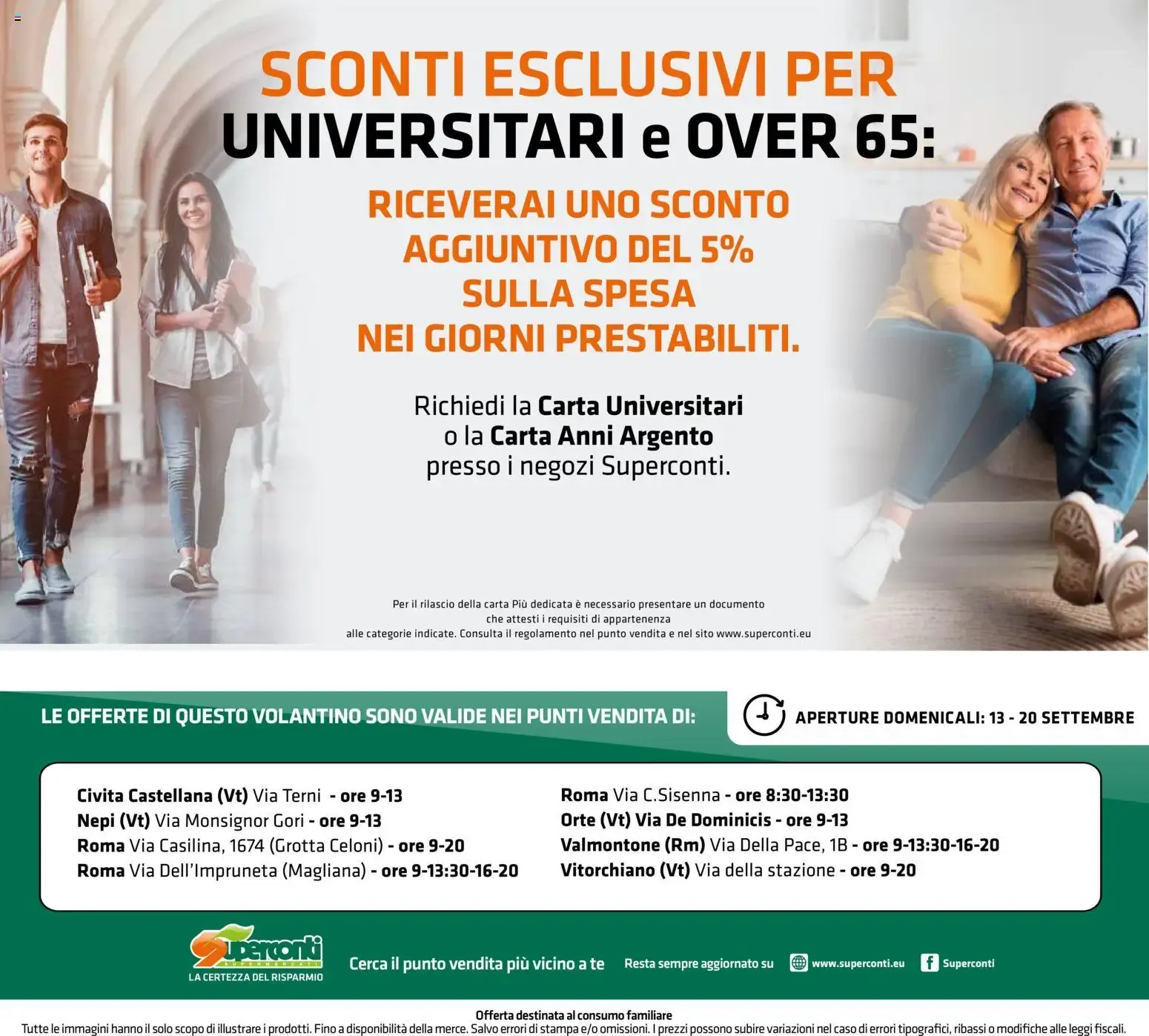 Superconti volantino dal 10/09/2026 - online Offerte da 10 settembre a 23 settembre di 2026 - Pagina del volantino 20