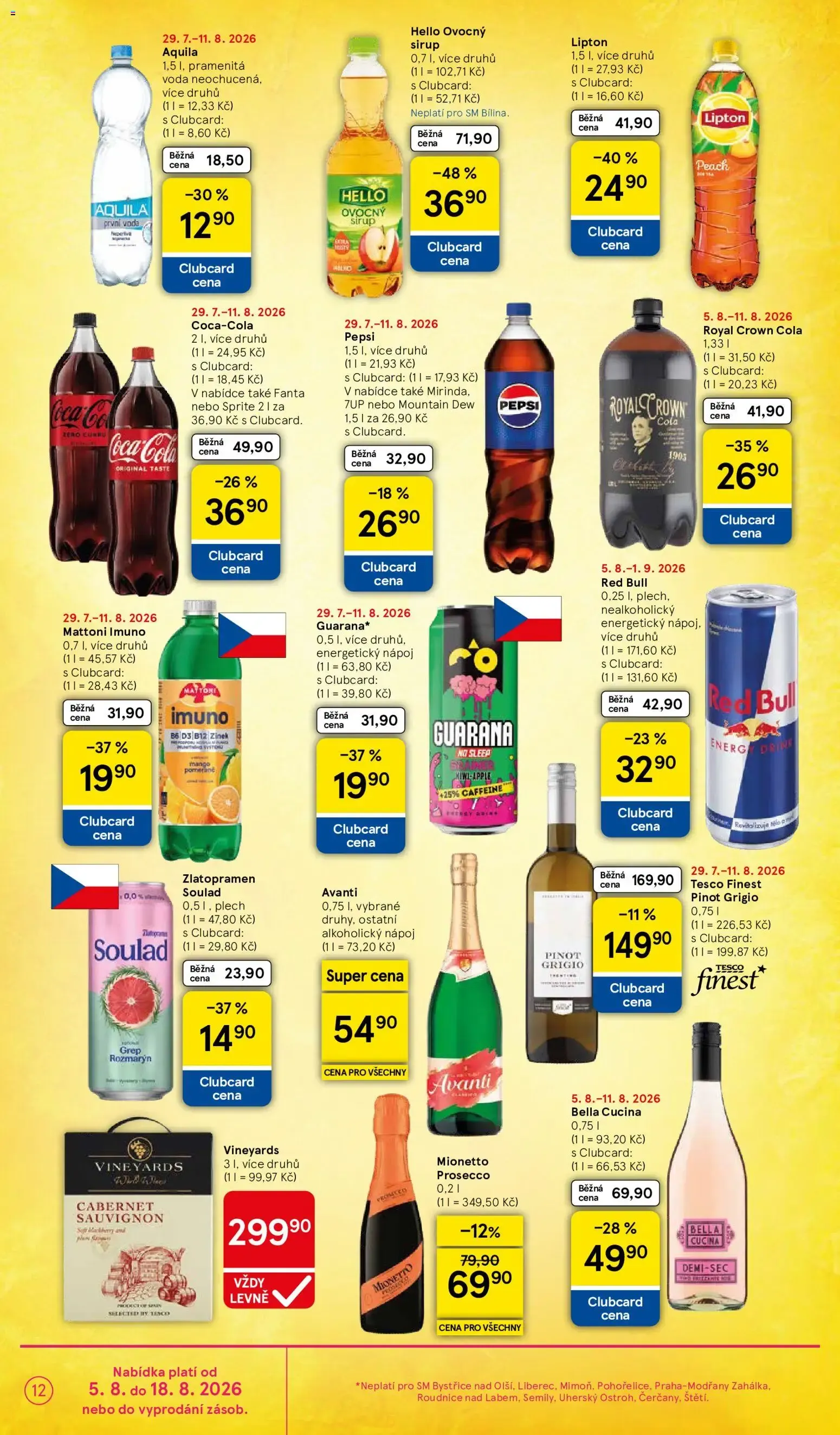 Tesco Supermarket Ofertas Semanales - 5. srpna 11. srpna 2026 - Page 12
