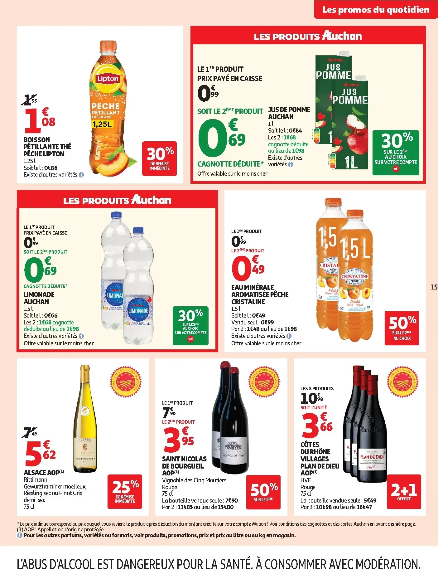 Current Auchan Supermarché leaflet valid from du mardi 20/10/2026 to du samedi 24/10/2026 du 20 octobre au 24 octobre 2026 - Catalogue page 15
