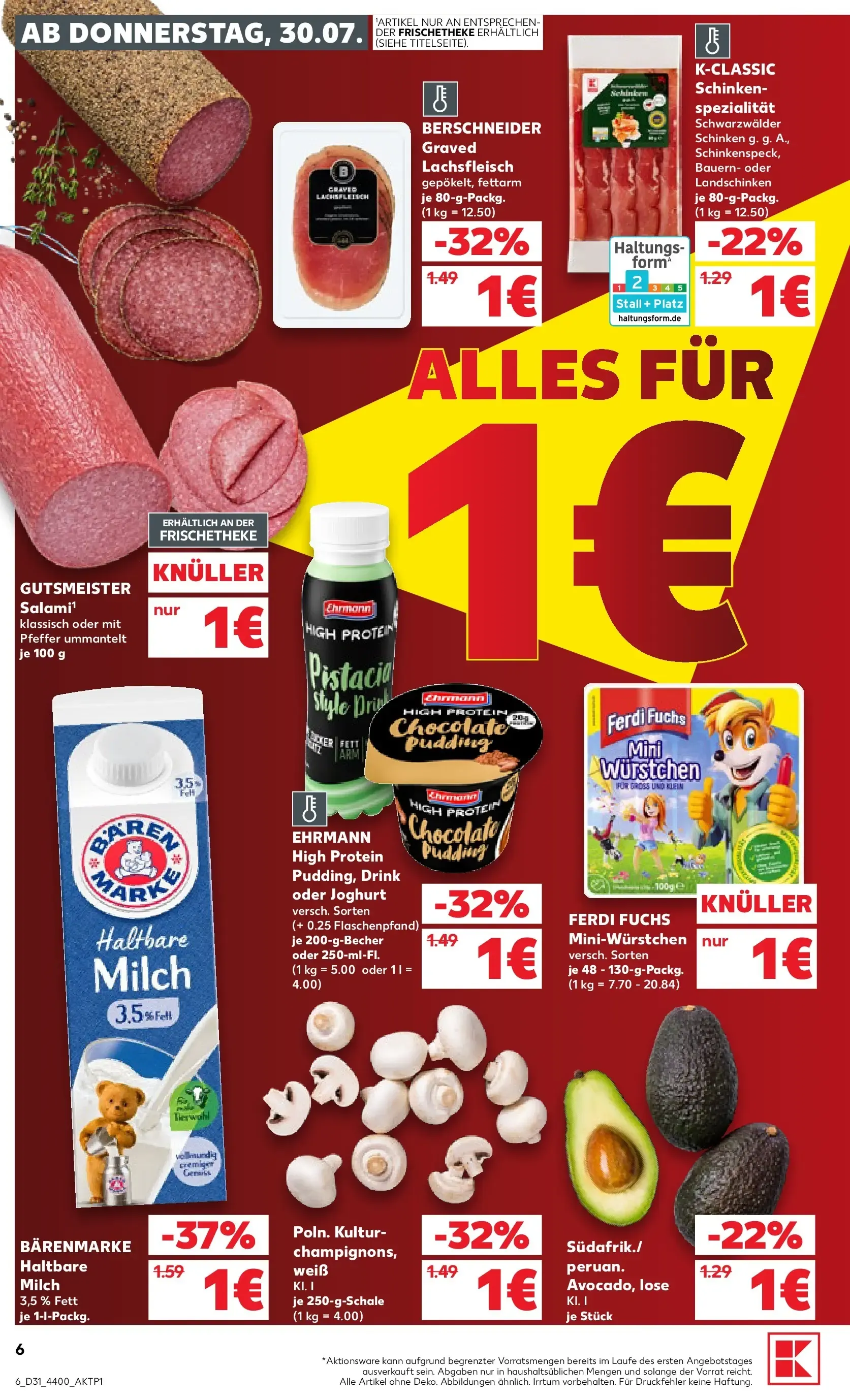 Prospekt Kaufland ab 30.07.2026 » Angebote Online zum Blättern von 30. Juli bis 5. August 2026 - Prospekt seite 6