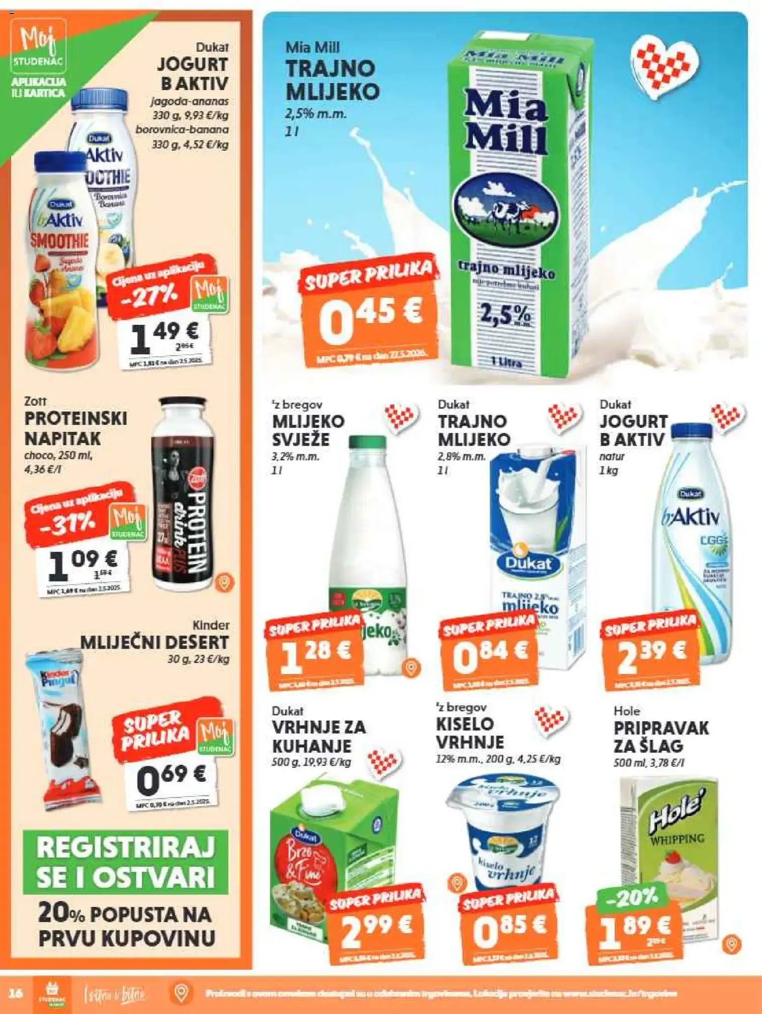 Katalog Studenac Market: Tjedna Akcija od 29. srpnja do 11. kolovoza 2026. - Pregled Stranica 16
