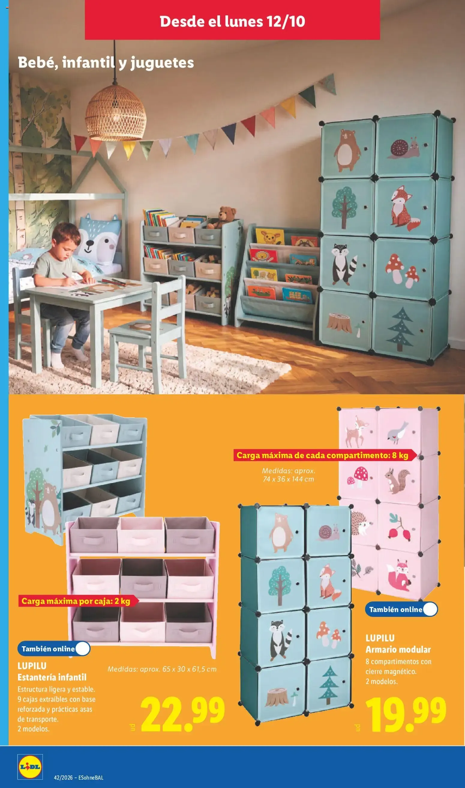 Catálogo de Lidl folleto de bazar del 12/10/2026 | Ofertas 12 de octubre al 18 de octubre 2026 - Página 22