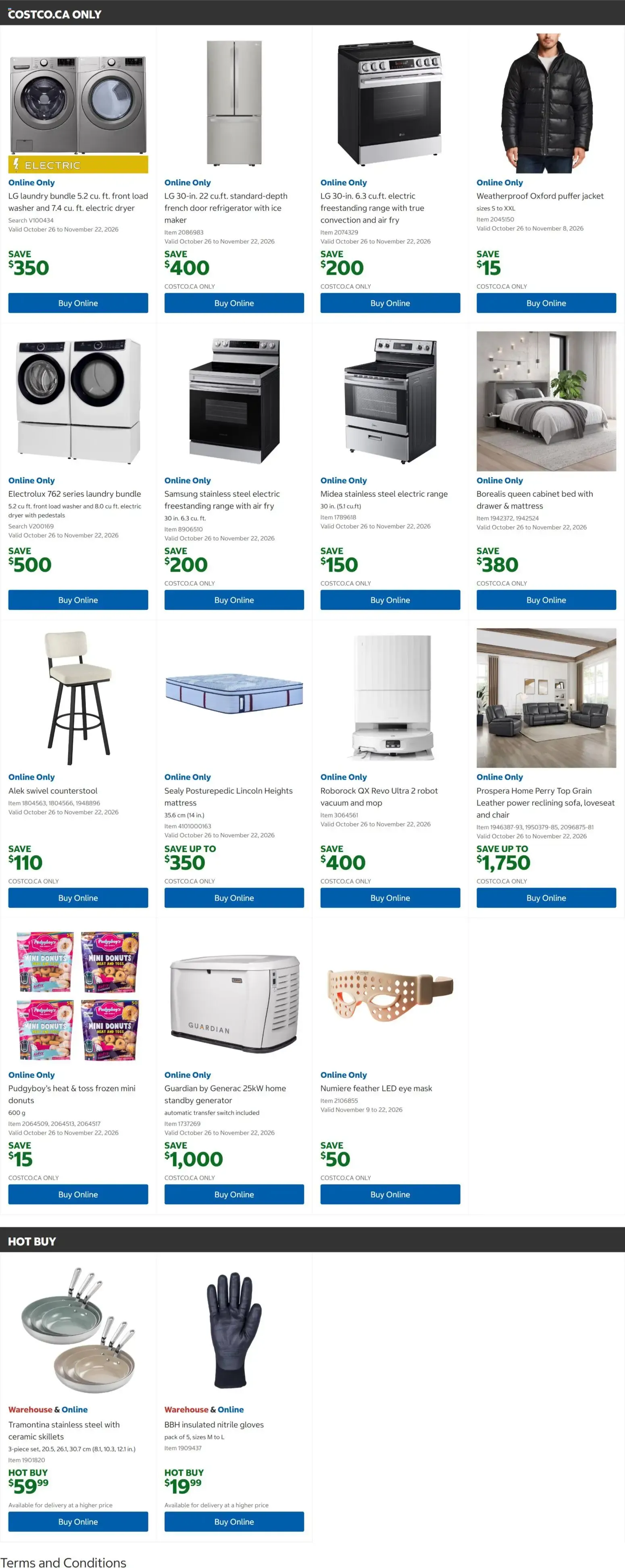 Costco weekly flyer from Oct 26, 2026 > weekly specials & deals from October 26 to November 8 2026 - flyer page 7