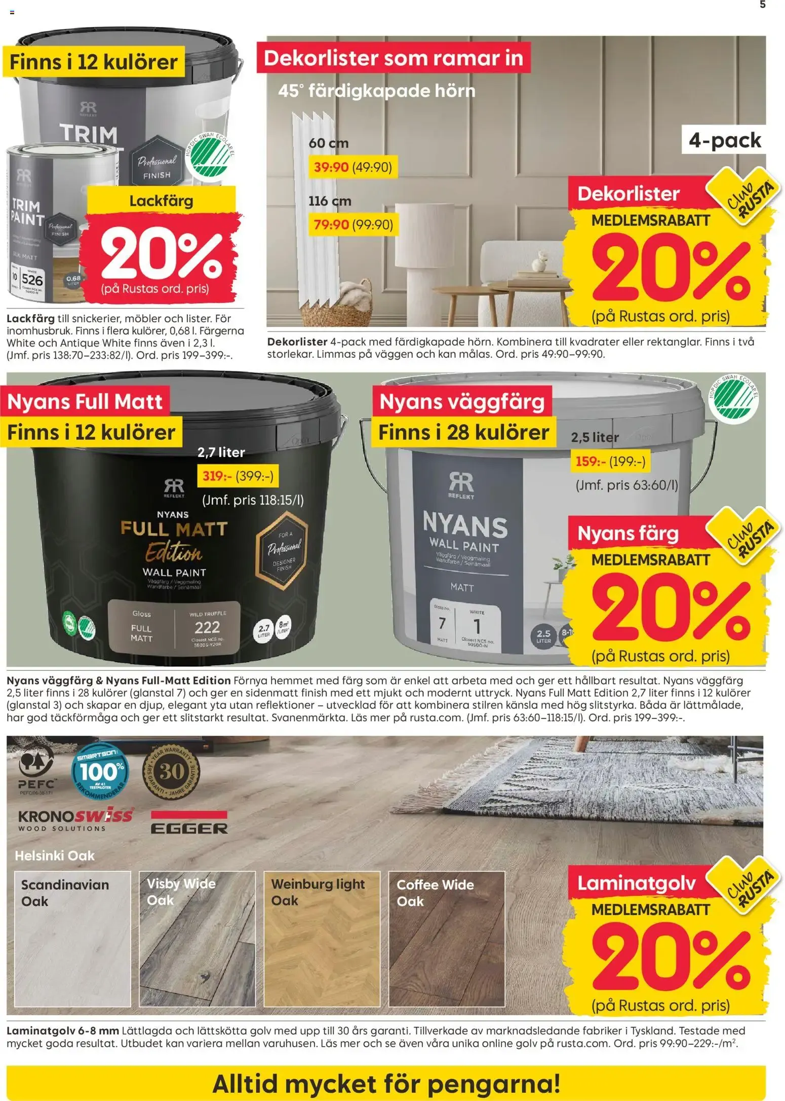 Rusta erbjudanden från 28/09/2026 - 04/10/2026 > Reklamblad nuvarande rabatter från 28 september till 4 oktober 2026 - Reklamblad sidor 5