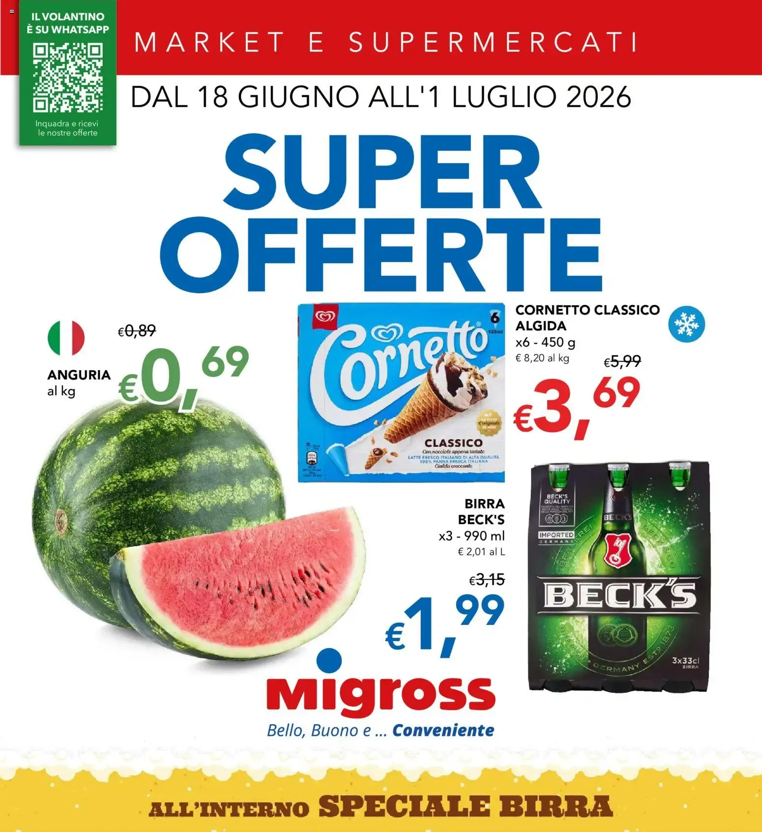 Migross volantino dal 18/06/2026 - online Offerte