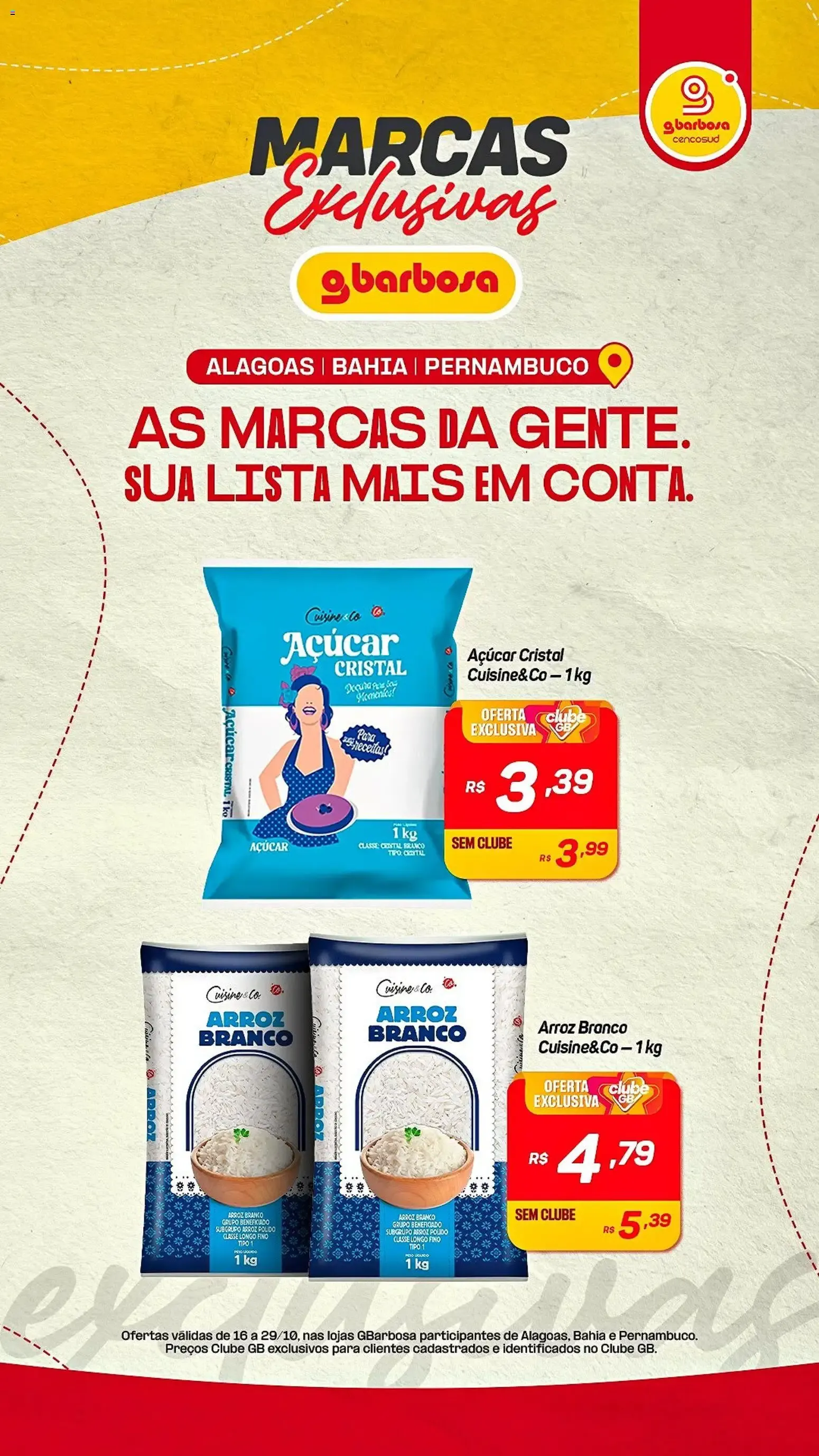 Encarte de Gbarbosa ofertas Marcas Exclusivas de 16/10/2026 | Promoções Online 16 de outubro até 29 de outubro 2026 - Pagina 1