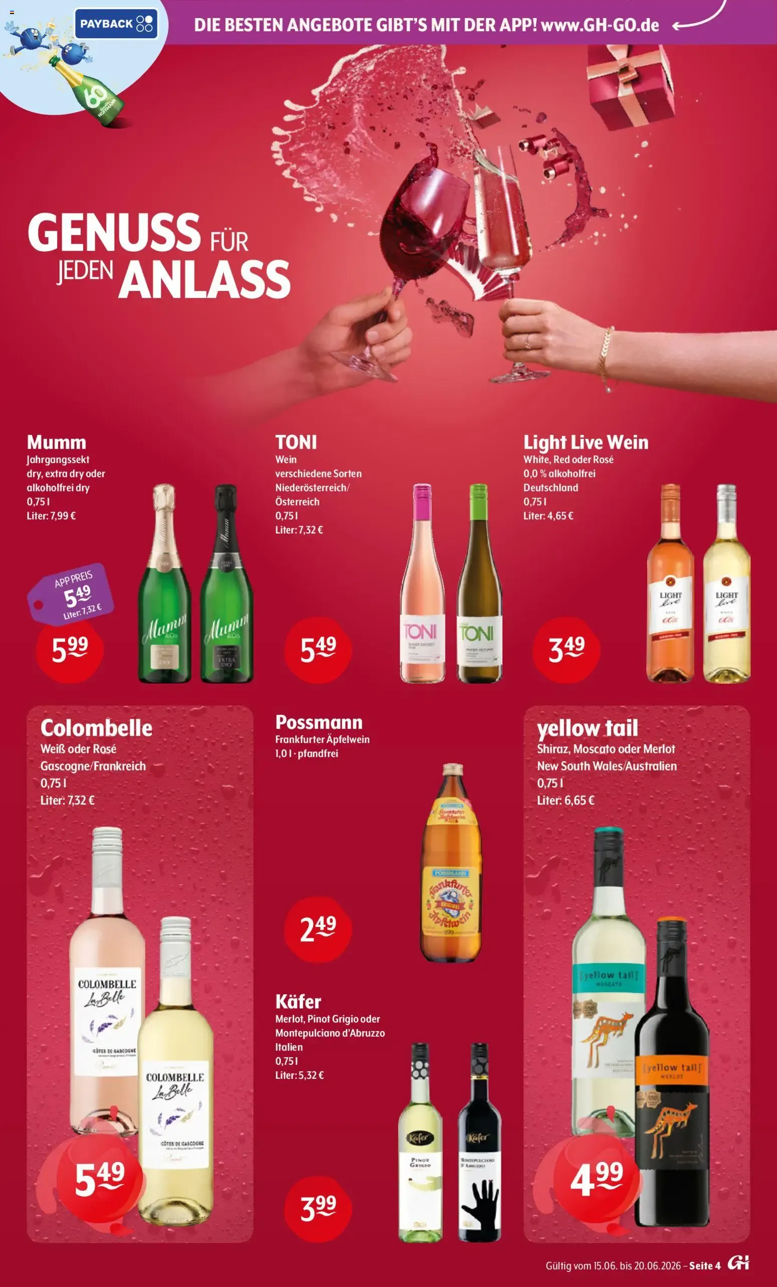 Getränke Hoffmann - Jubiläumsdeals von 15. Juni bis 20. Juni 2026 - Prospekt seite 4