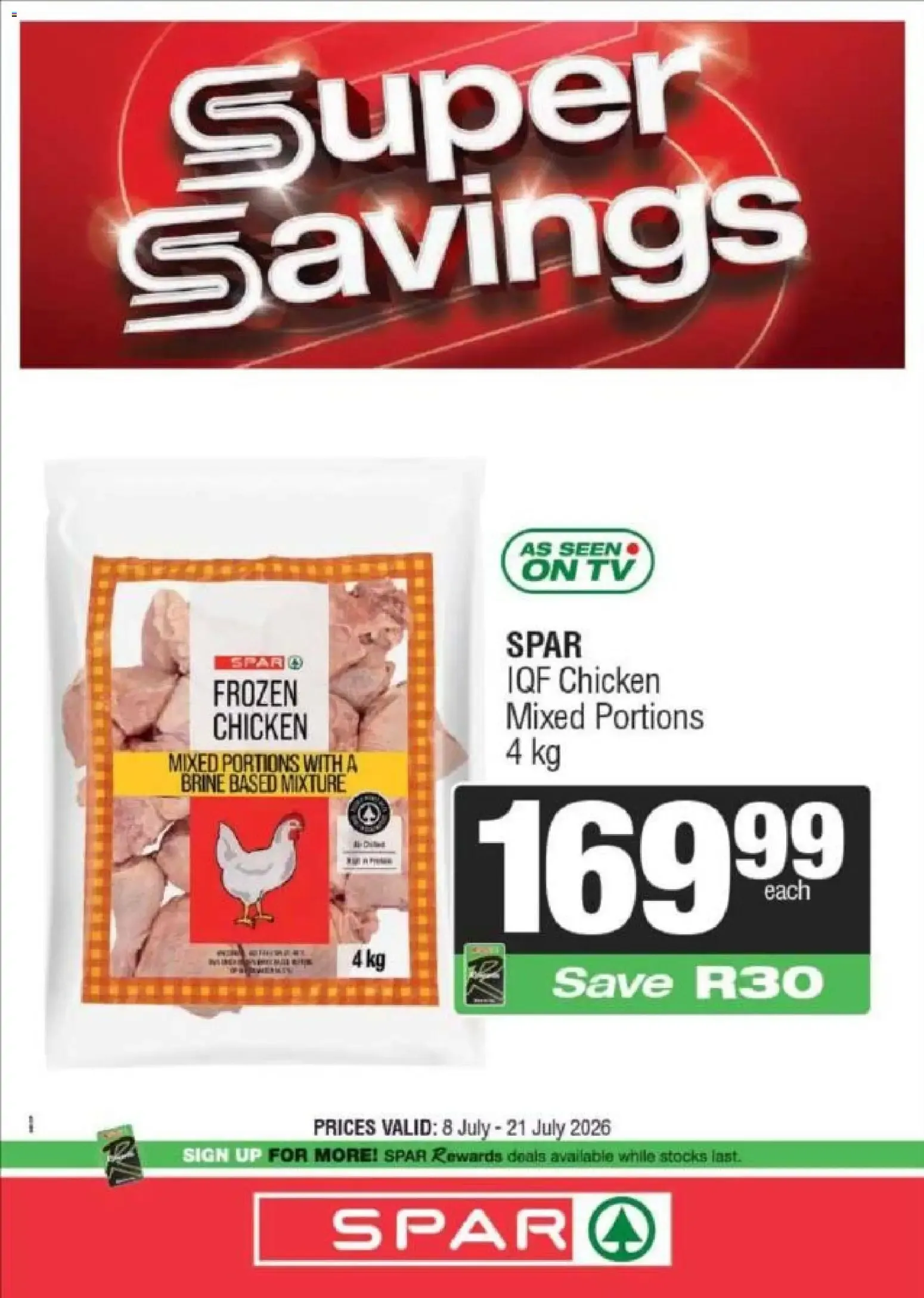 Spar Specials (08/07/2026 - 21/07/2026) Online from 8 July to 21 July 2026 - Catalogue Page 1