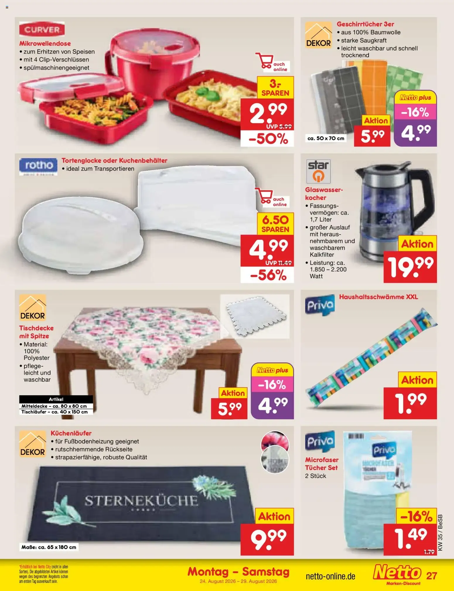 Netto Marken-Discount Prospekt (ab 24.08.2026) » Angebote von 24. August bis 29. August 2026 - Prospekt seite 39