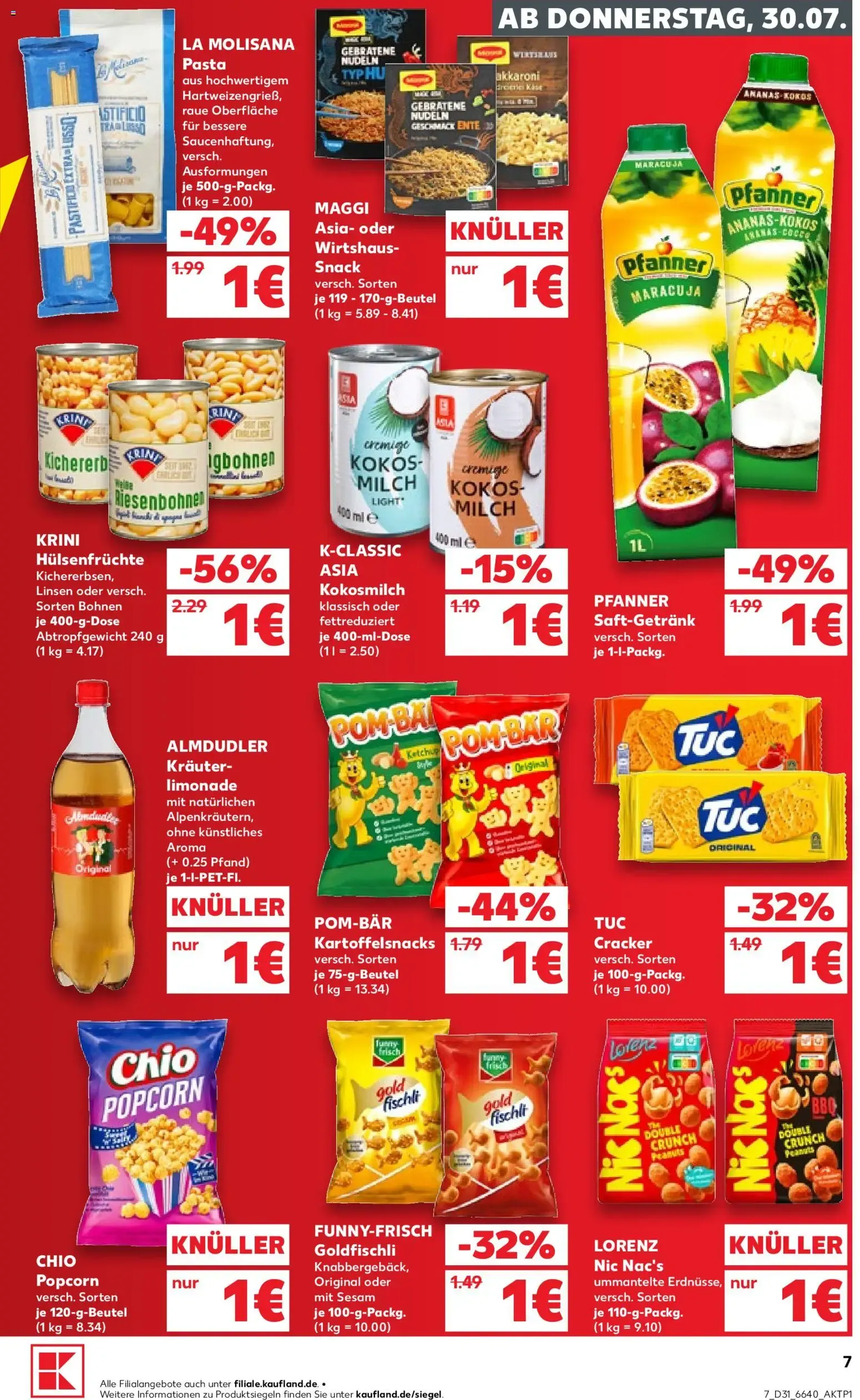 Prospekt Kaufland ab 30.07.2026 » Angebote Online zum Blättern von 30. Juli bis 5. August 2026 - Prospekt seite 7