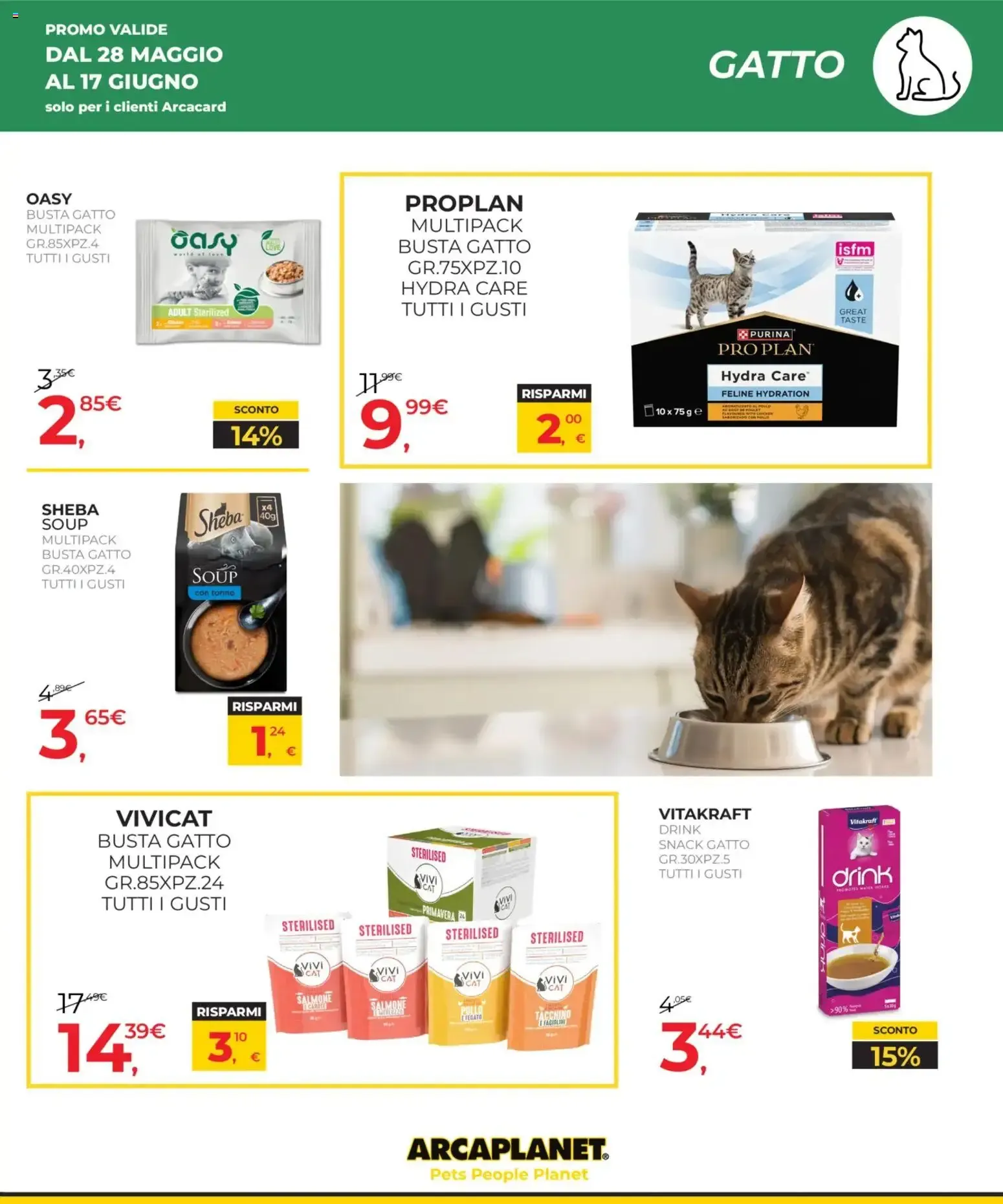 Arcaplanet volantino dal 28/05/2026 - online Offerte da 28 maggio a 17 giugno di 2026 - Pagina del volantino 11