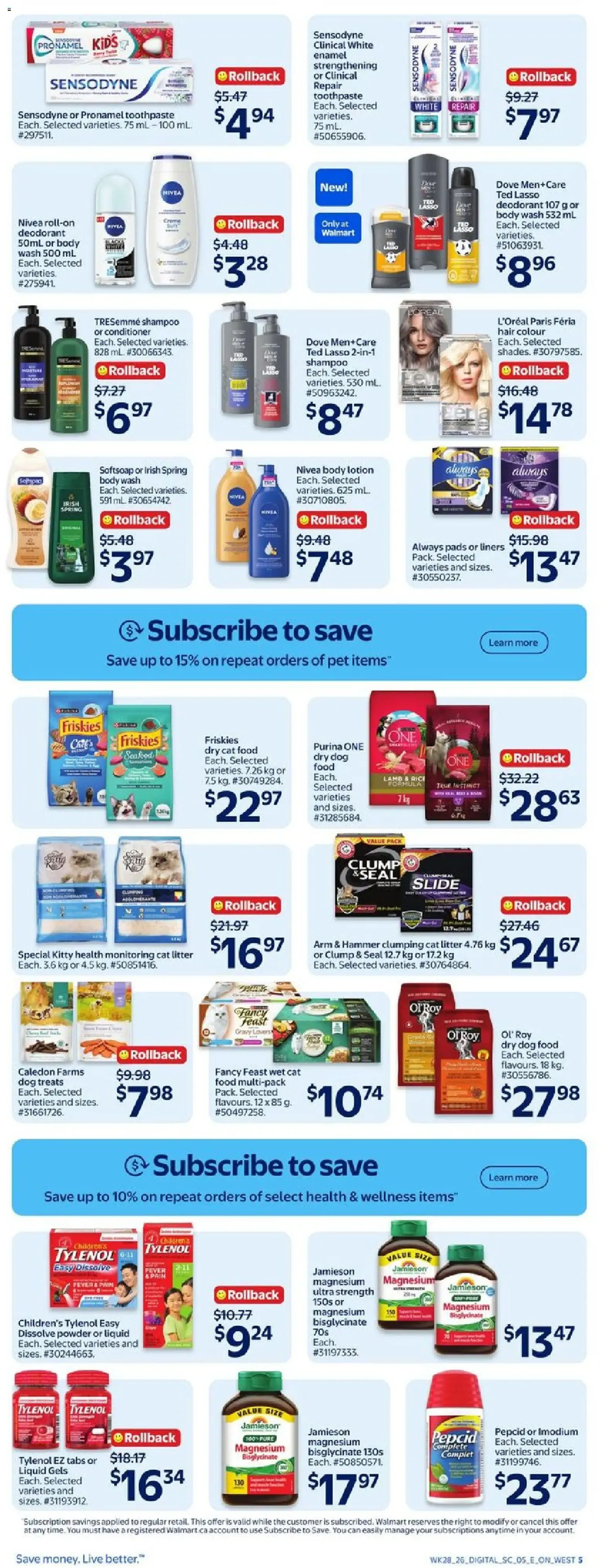 Walmart weekly flyer from Aug 6, 2026 > weekly specials & deals from August 6 to August 12 2026 - flyer page 26