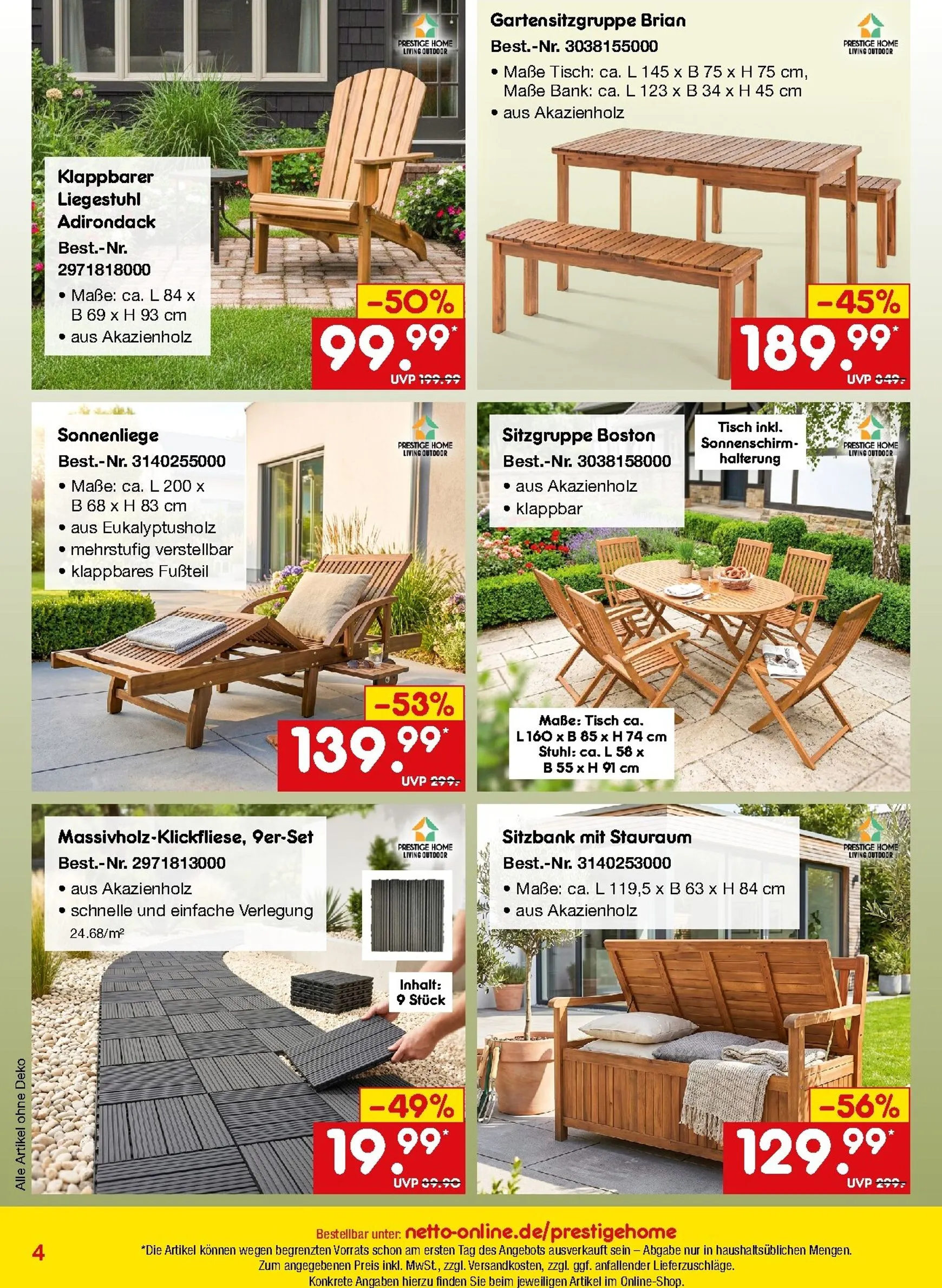 Netto Marken Discount - Online-Sonderangebote Sommerdeals Prospekt – von Mittwoch 01.07.2026 bis Freitag 31.07.2026 von 1. Juli bis 31. Juli 2026 - Prospekt seite 4