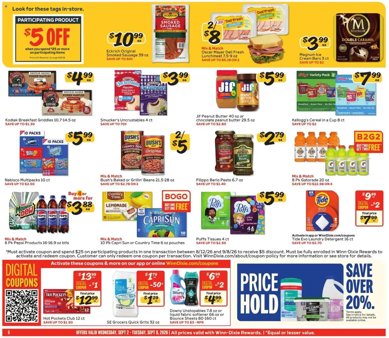 Weekly ad Winn Dixie Weekly Ad (09/02 - 09/08 2026) - Flyer from September 2 to September 8 2026 - Page 6
