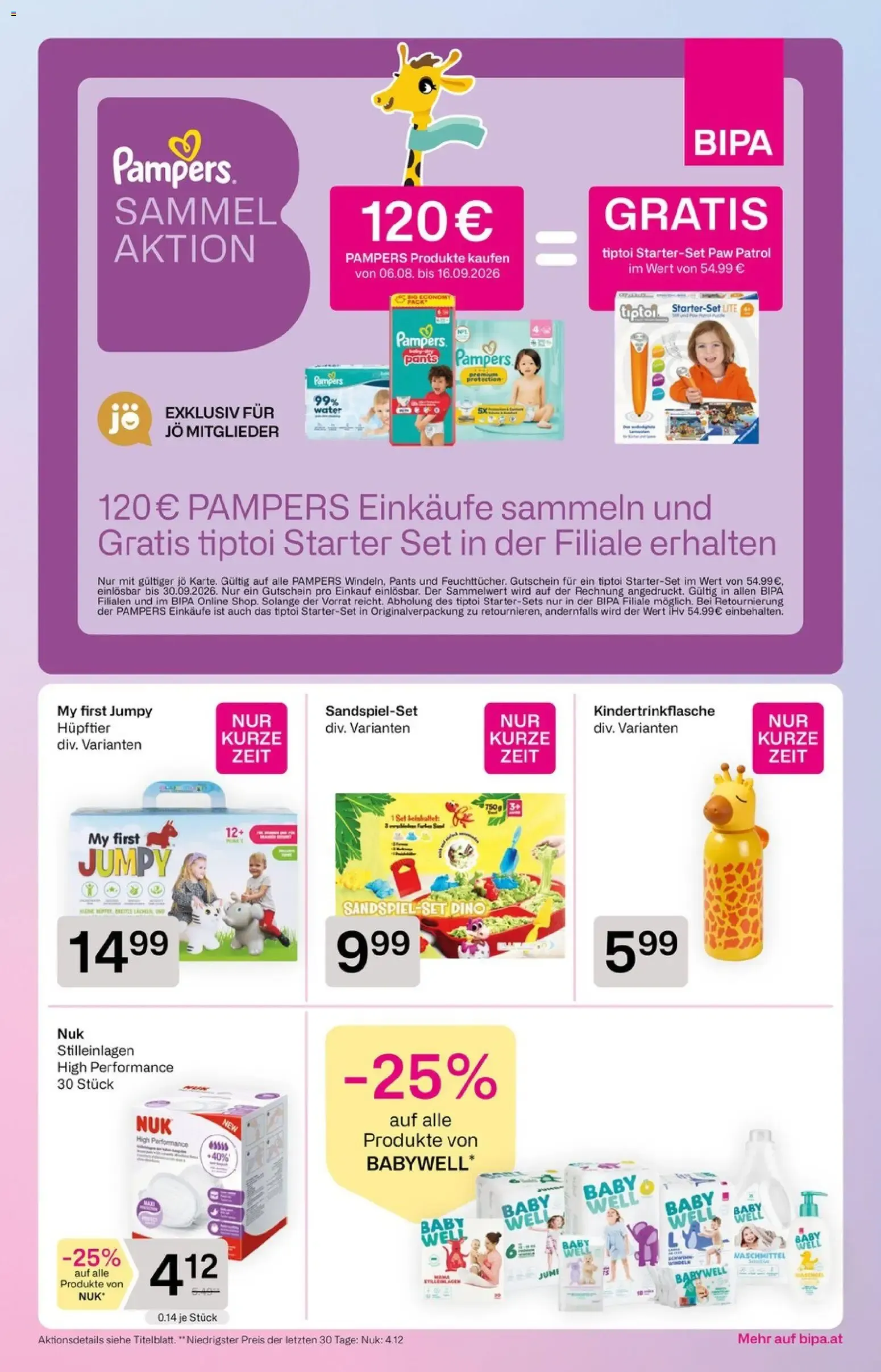 BIPA Baby Weeks von 6. August bis 19. August 2026 - Flugblätt seite  3