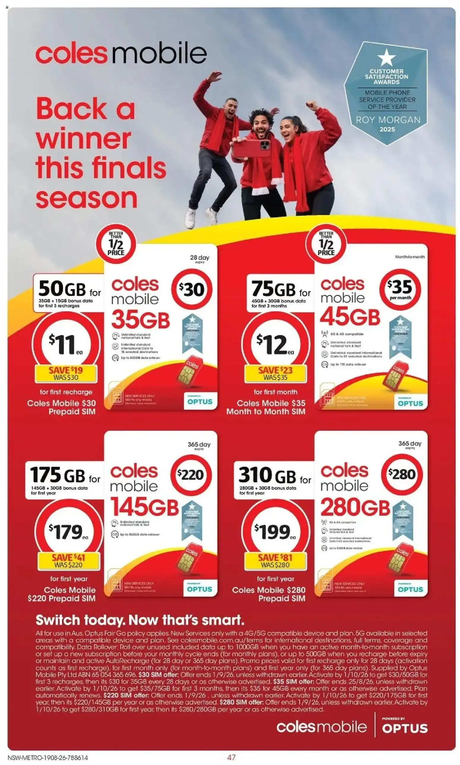 Coles catalogue valid from 19/08/2026 > Online Australia - Catalogue valid from 19 August to 25 August 2026 - page 47