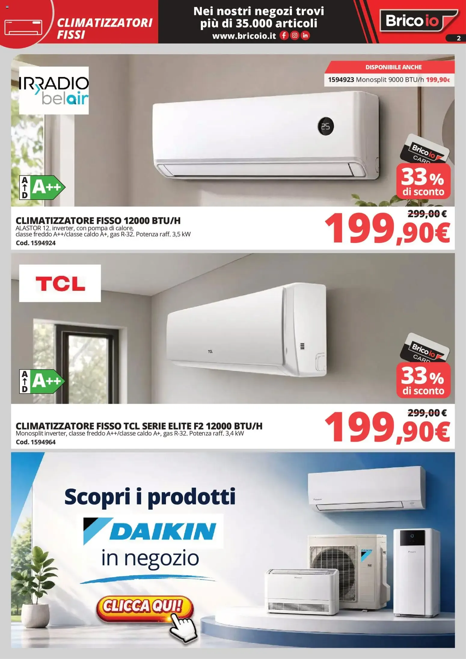 Nuovo Brico io volantino Refrigerazione dal 28/05/2026 > offerte anteprima 🛍️ da 28 maggio a 6 settembre di 2026 - Pagina del volantino 2
