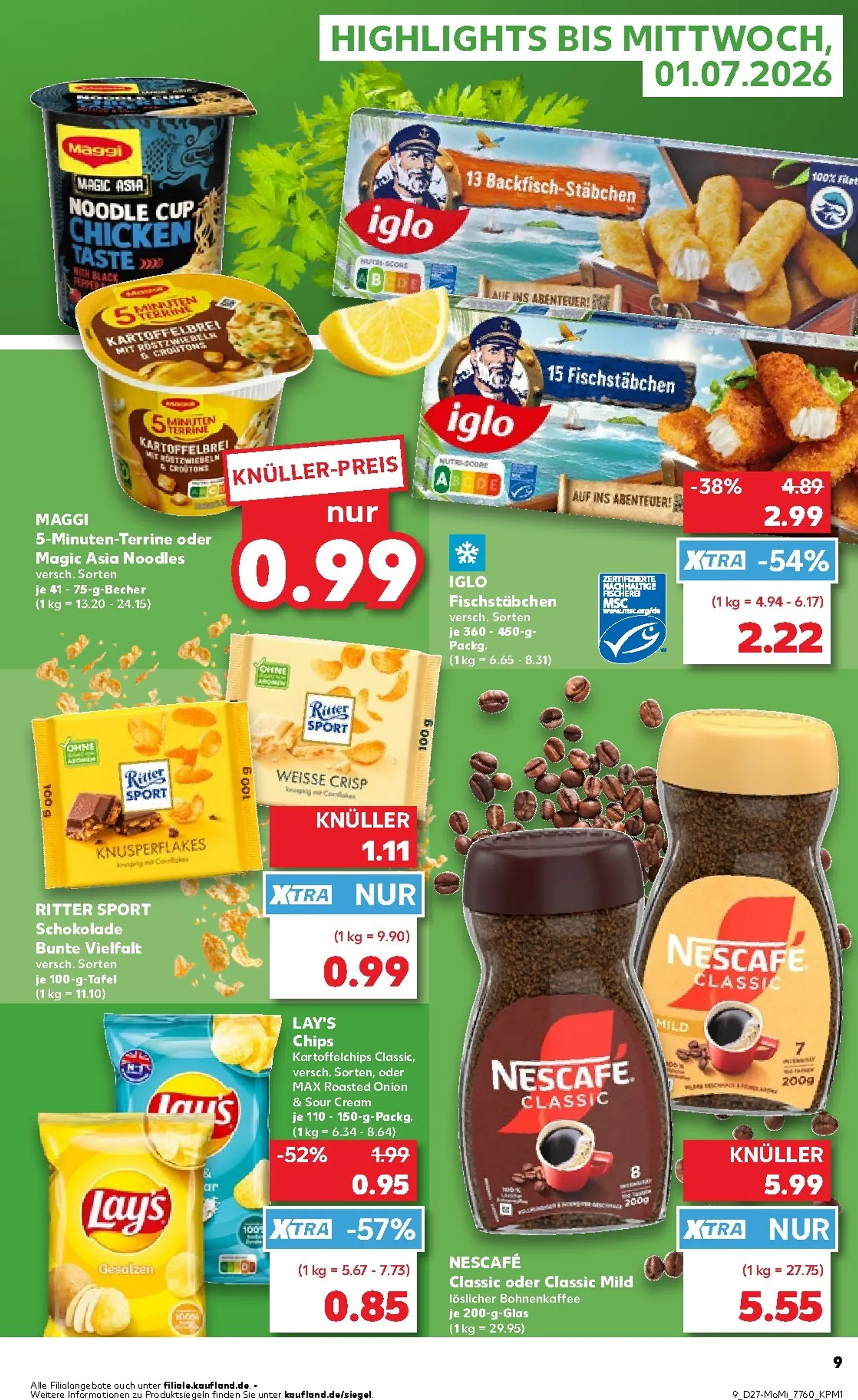 Kaufland - Angebote ab Montag Prospekt nächste Woche – von Montag 29.06.2026 bis Mittwoch 01.07.2026 von 29. Juni bis 1. Juli 2026 - Prospekt seite 9