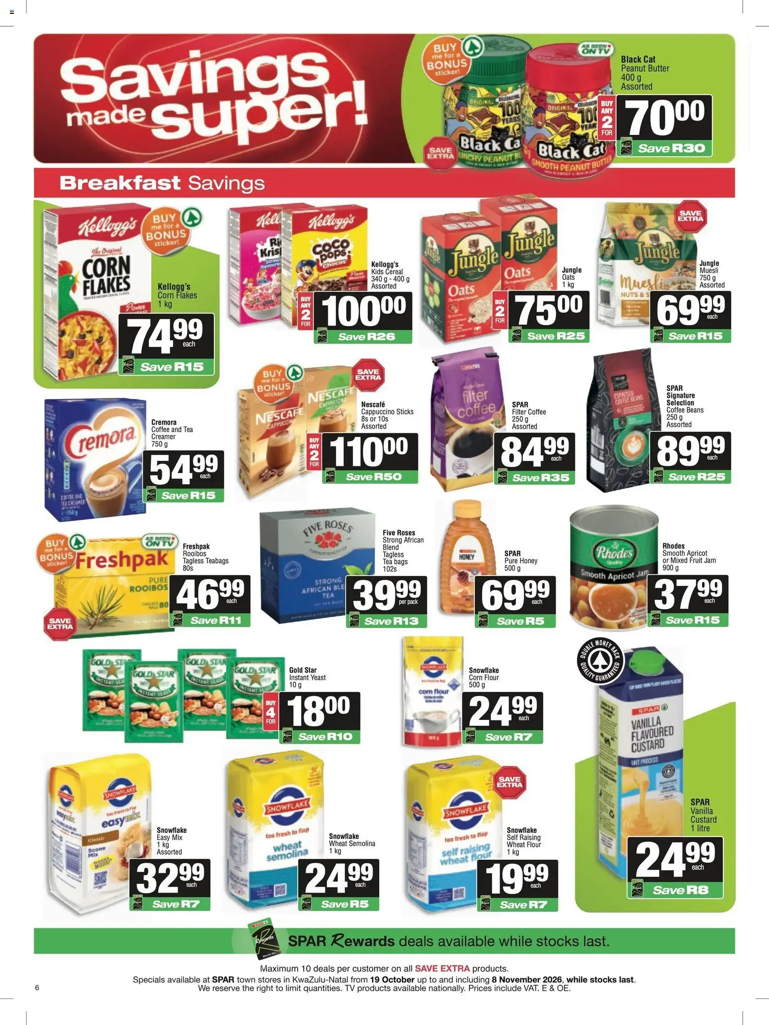 Spar Specials (19/10/2026 - 08/11/2026) Online from 19 October to 8 November 2026 - Catalogue Page 6