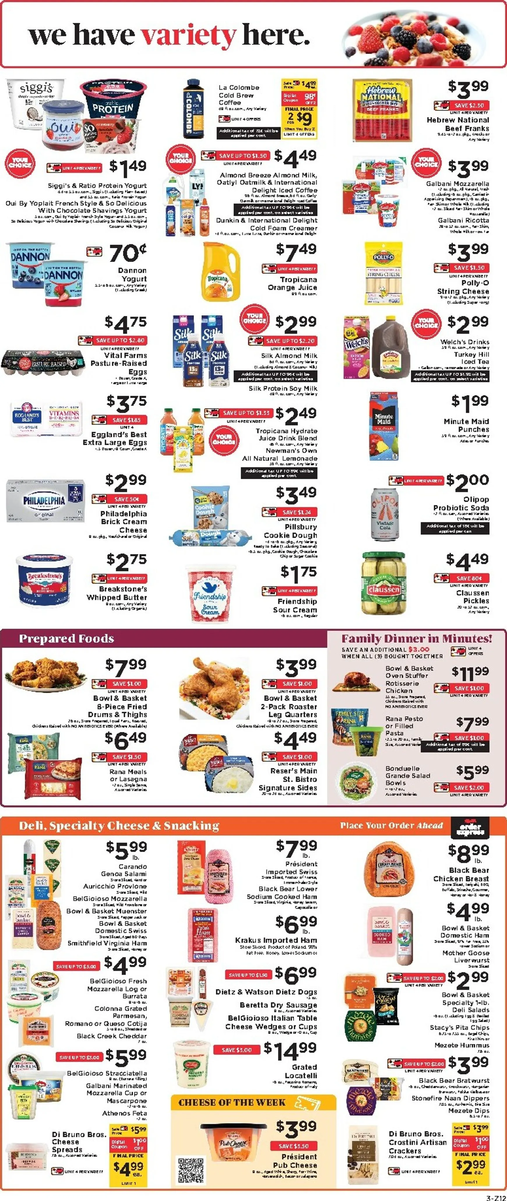 Weekly promotion Current ShopRite leaflet valid from Sunday 08/16/2026 to Saturday 08/22/2026 spanning from August 16 to August 22 2026 - Page 4 for Catalogue 365