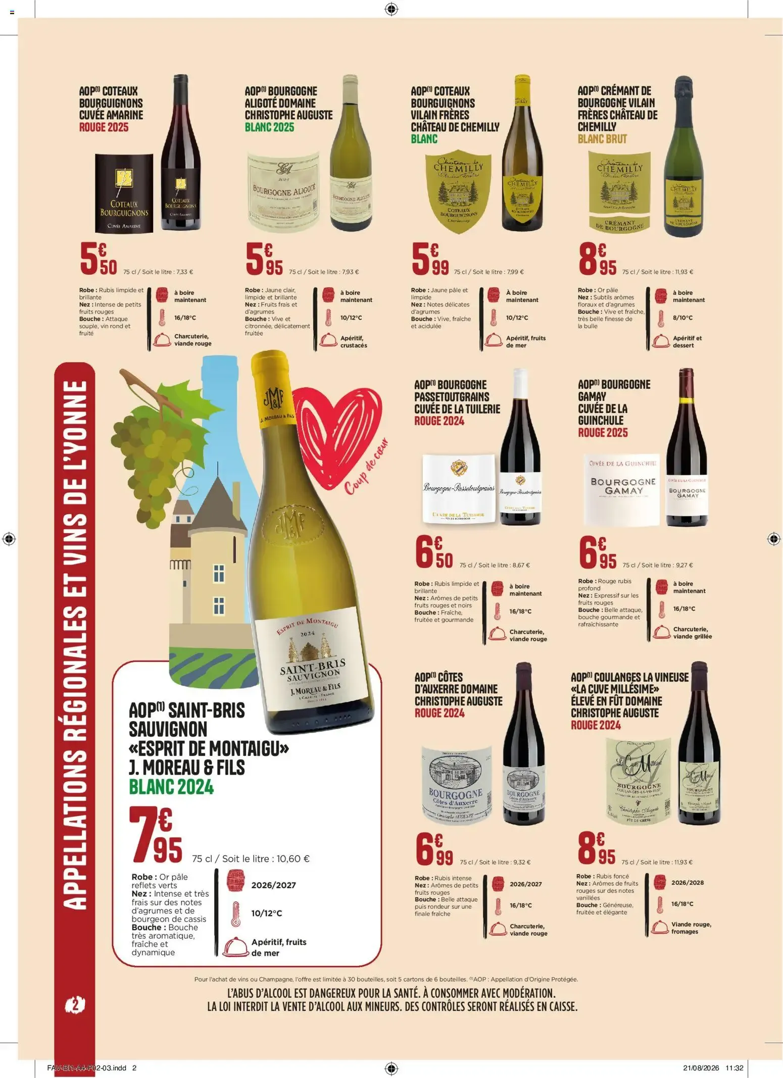 bi1 Foire aux vins 2026 à partir du 22/09/2026 - promo en ligne du 22 septembre au 4 octobre 2026 - Catalogue page 2