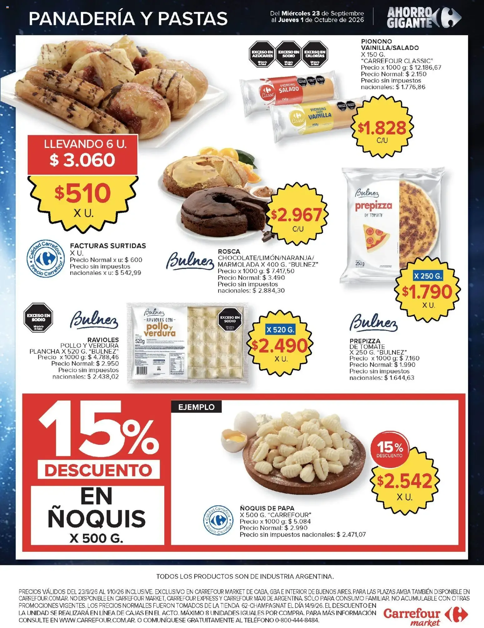 Ofertas de Carrefour Ofertas || del 23/09/2026 - 01/10/2026 || Promociones 23 de septiembre al 1 de octubre 2026 - Página 44 del catálogo