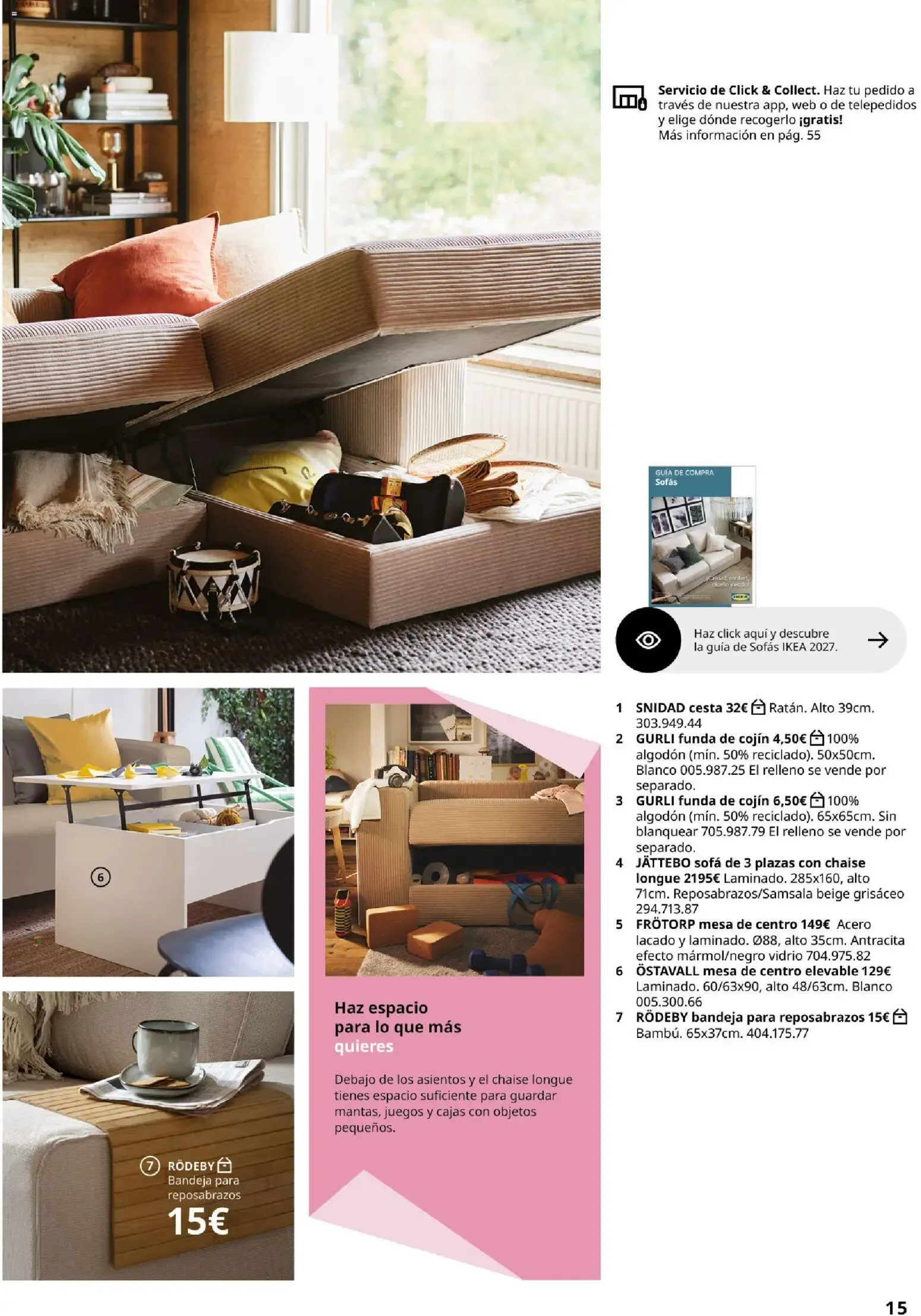 Catálogo de IKEA - Haz espacio para lo que más quieres del 01/09/2026 1 de septiembre al 31 de enero 2027 - Página 15