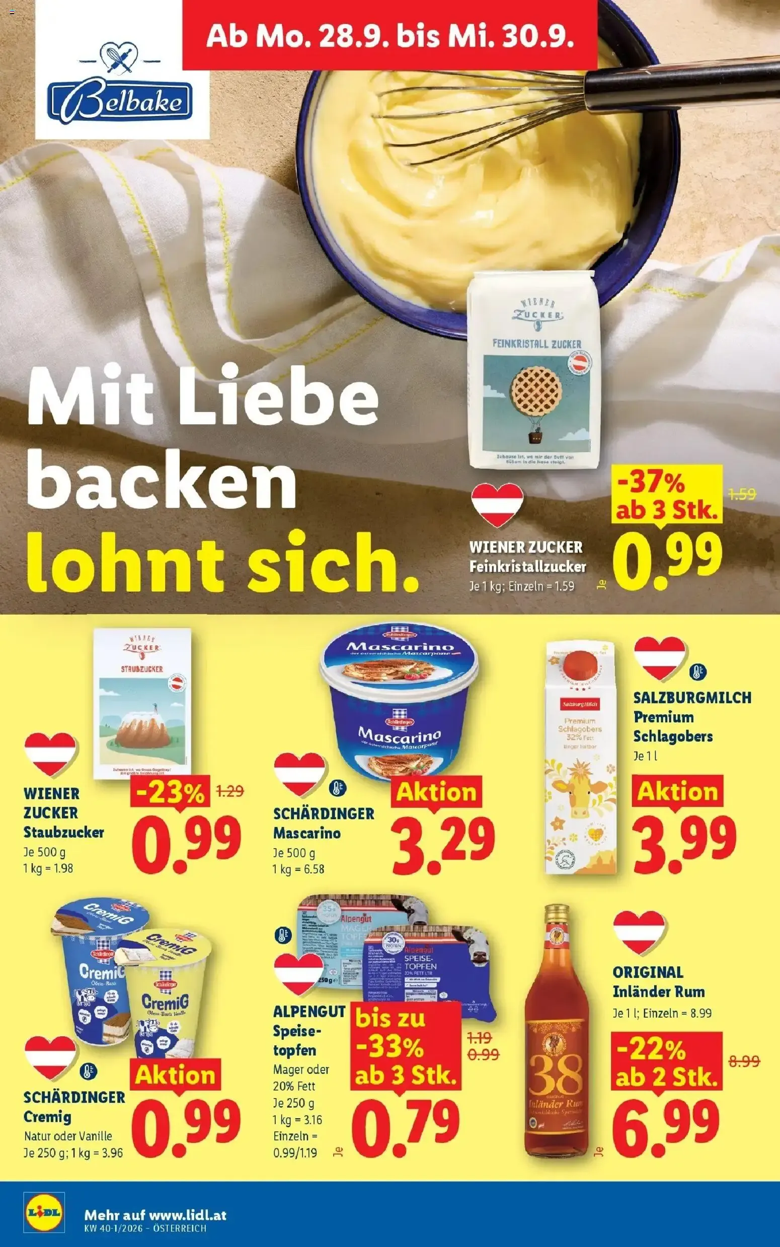 Lidl Flugblatt - Wien ab 24.09.2026 - Angebote ab donnerstag von 24. September bis 26. September 2026 - Flugblätt seite  39