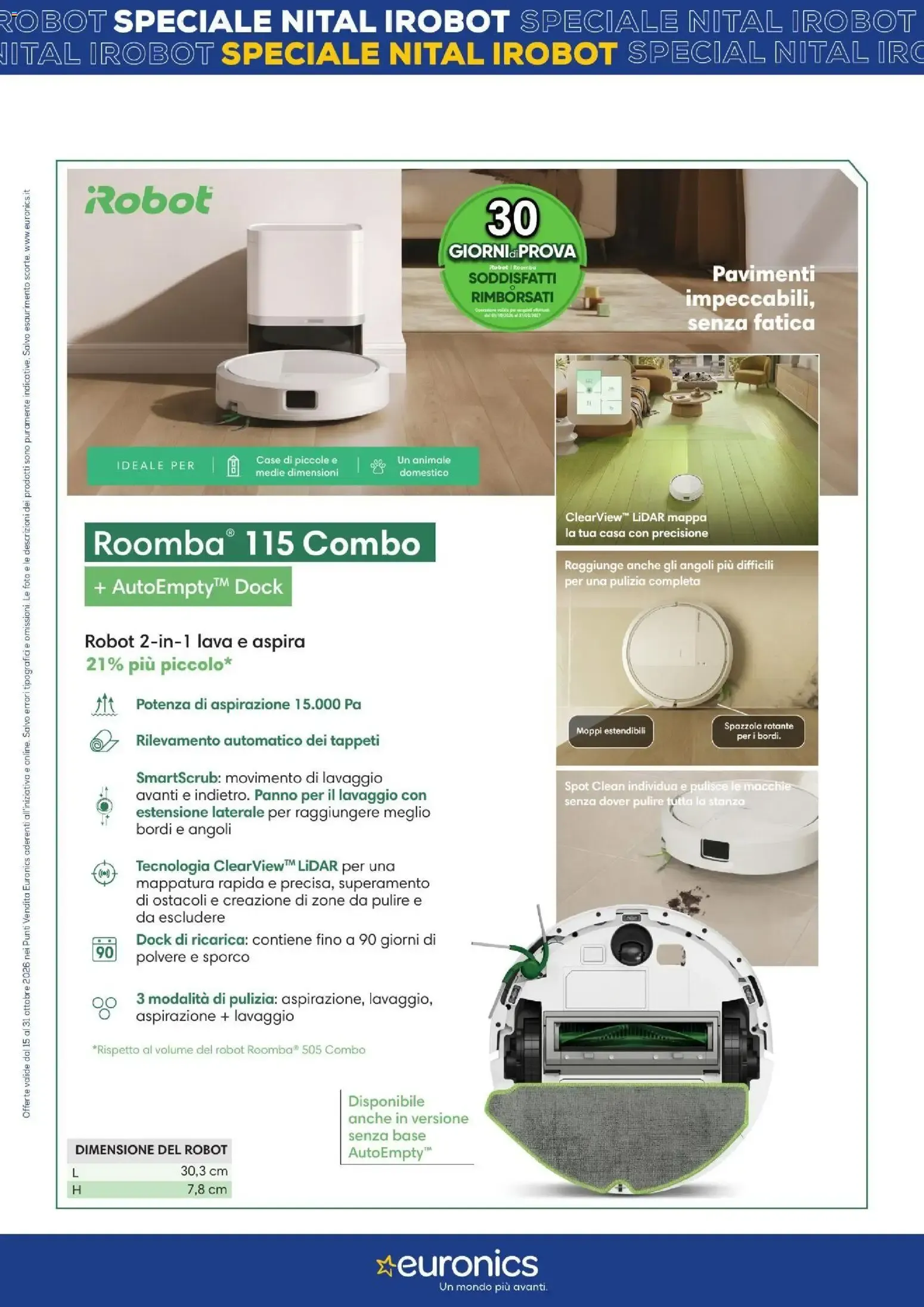 Nuovo Euronics volantino Irobot dal 15/10/2026 > offerte anteprima 🛍️ da 15 ottobre a 30 ottobre di 2026 - Pagina del volantino 5