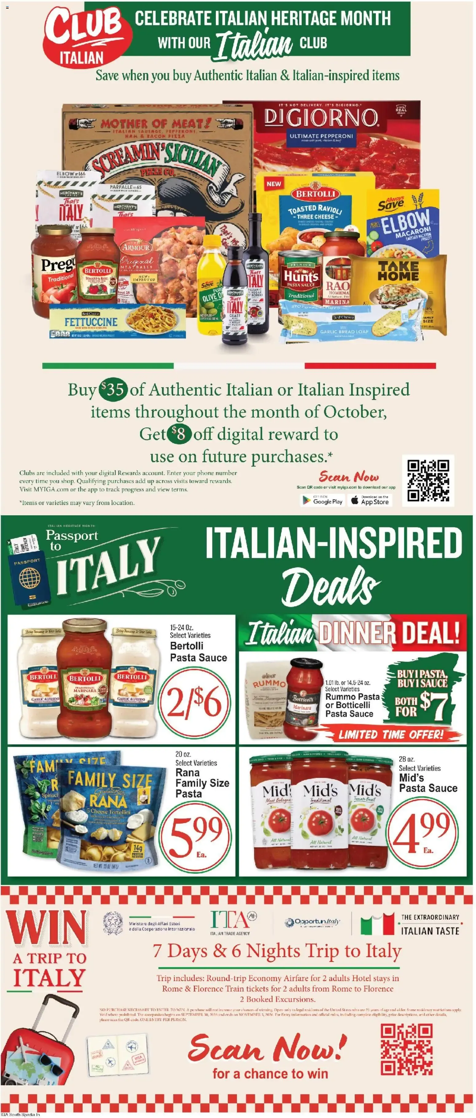 Weekly promotion IGA Weekly Ad (10/21 - 10/28 2026) - Flyer spanning from October 21 to October 27 2026 - Page 3 for Catalogue 365