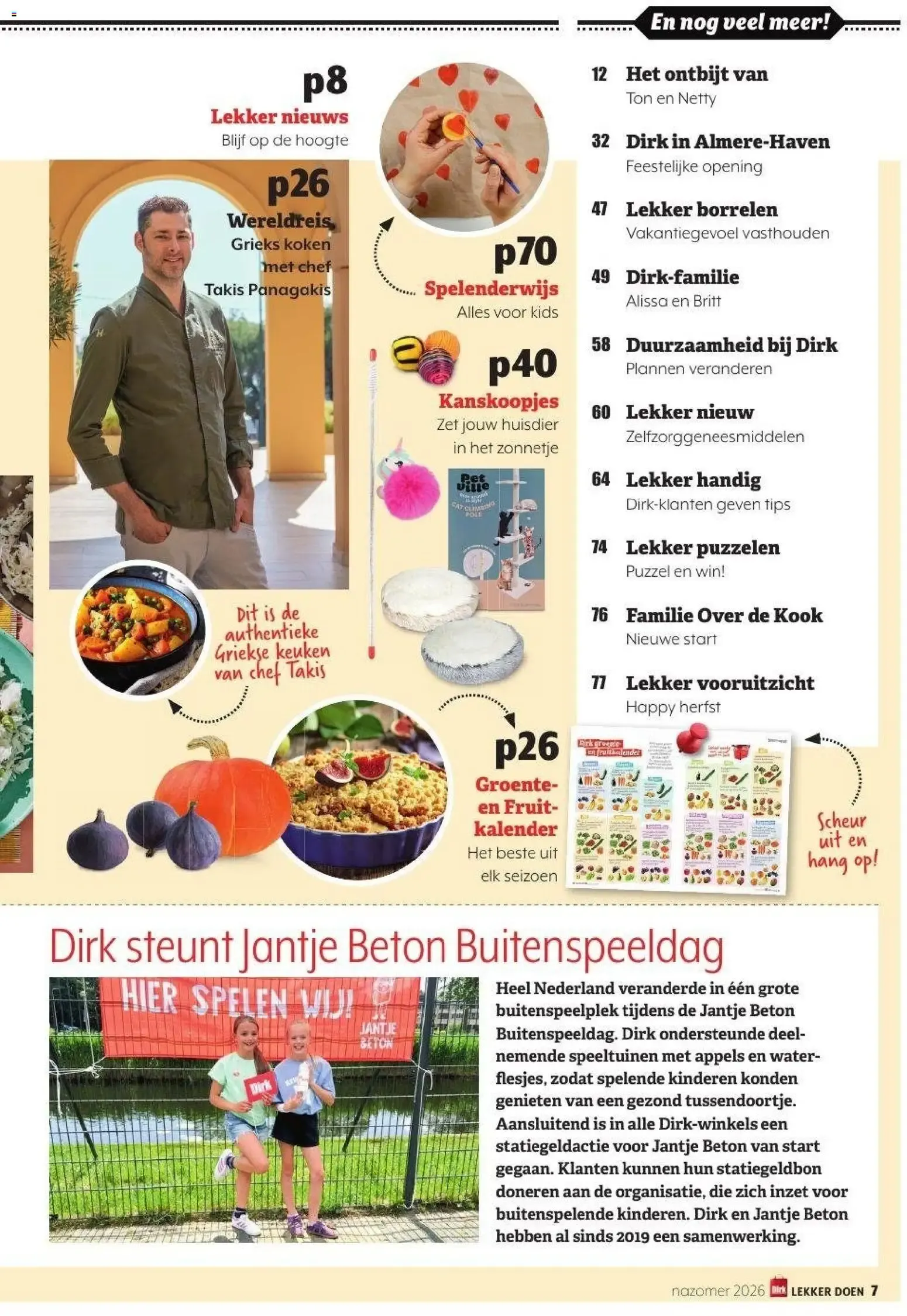Lekker doen: Groente- en fruitkalender Dirk van 7 september tot 26 oktober 2026 - Folder pagina 7